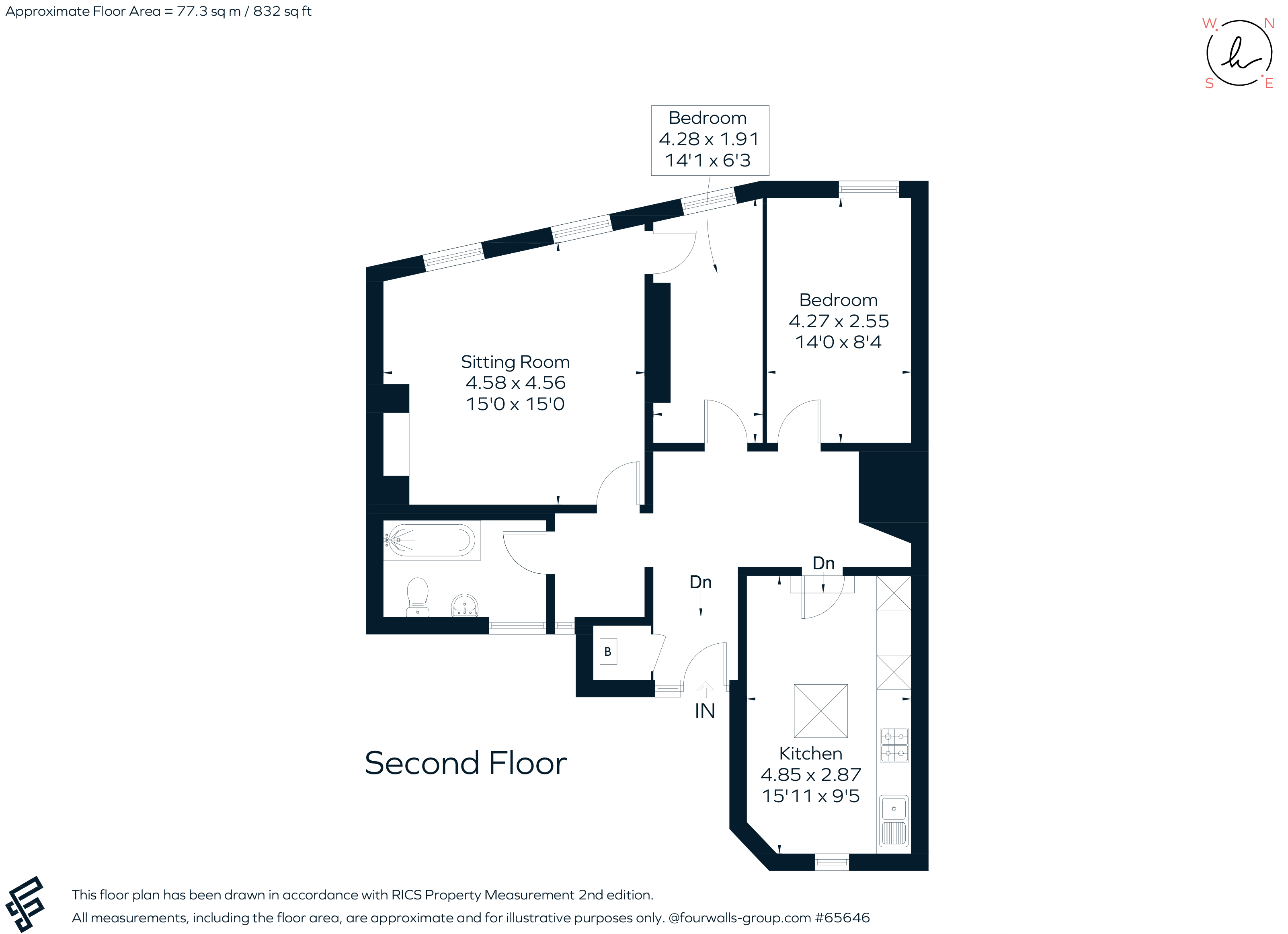 2B, Fore Street, Hertford floorplan