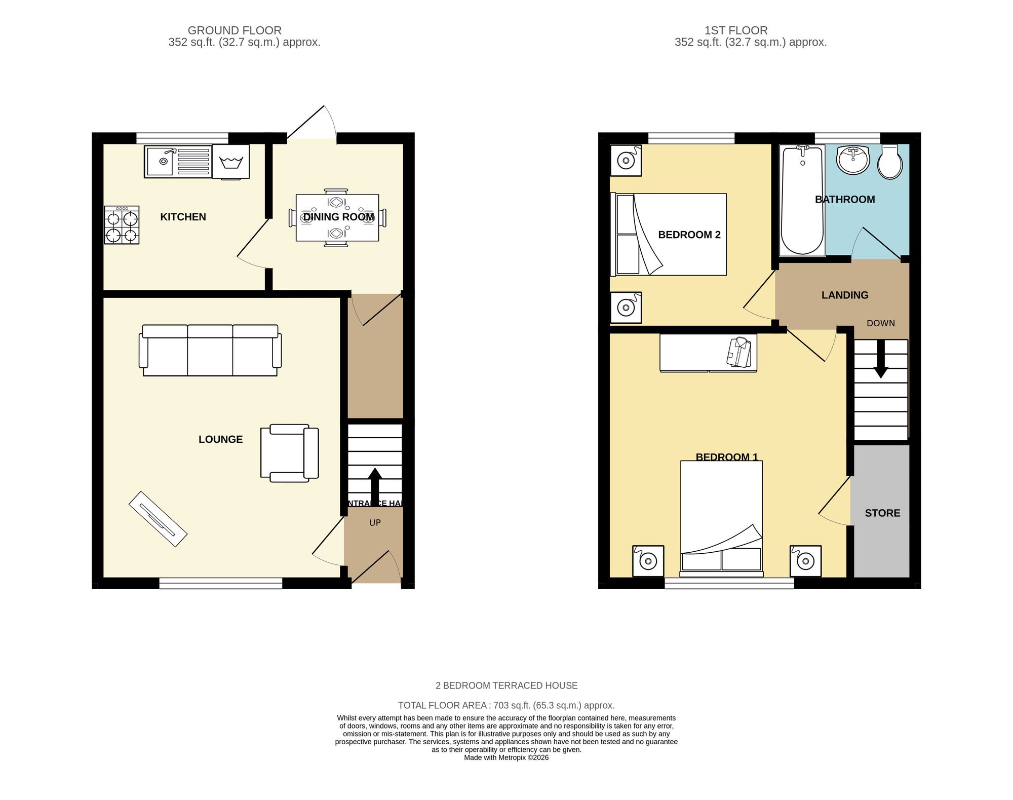 4 The Avenue, Wakefield floorplan