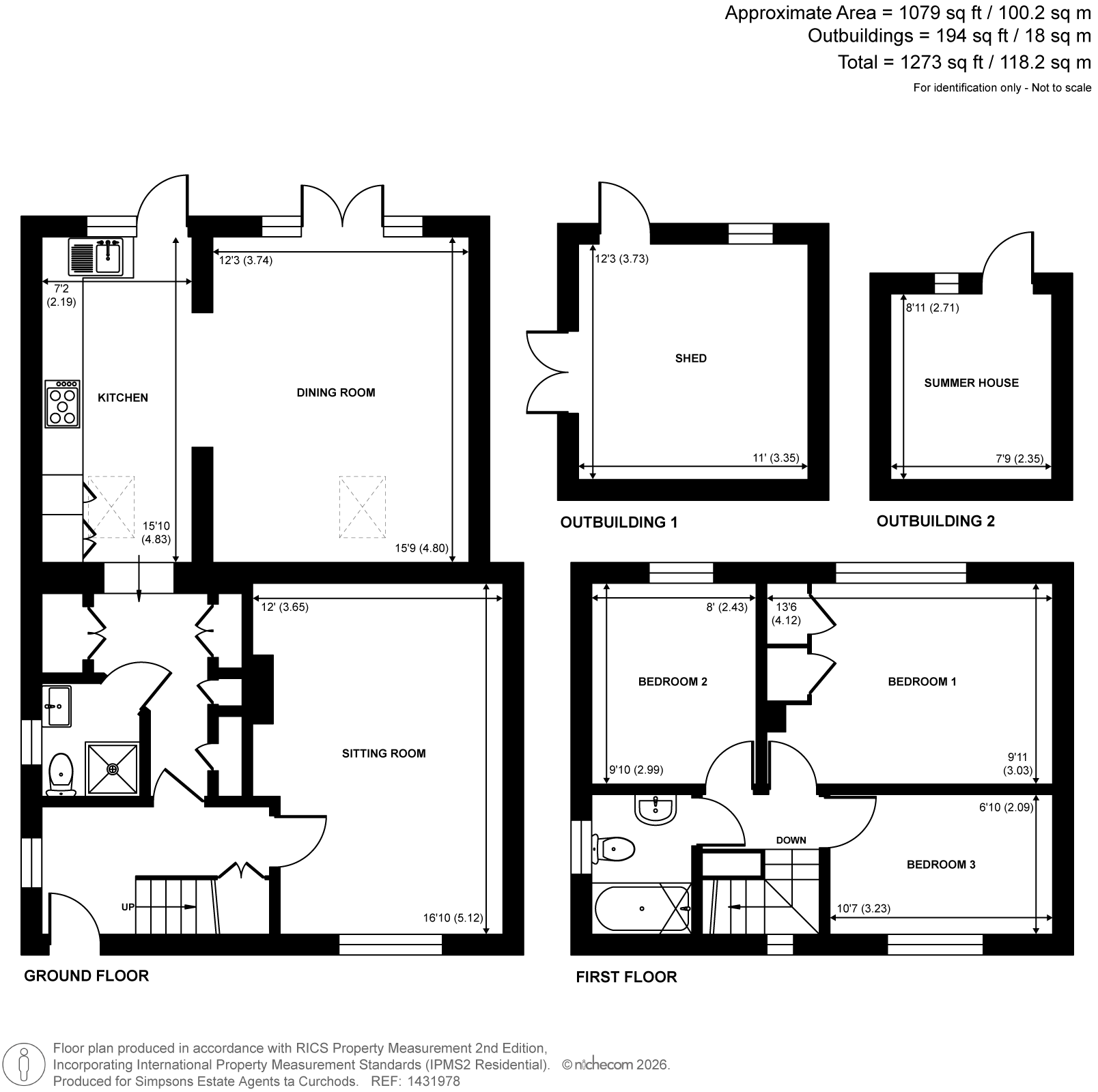 49, Newenham Road, Leatherhead floorplan