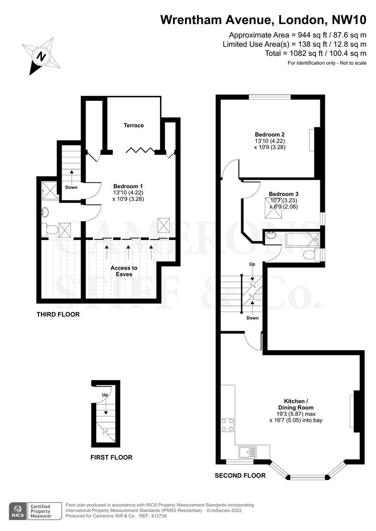 Wrentham Avenue, London NW10, 3 bedroom flat for sale 60920680
