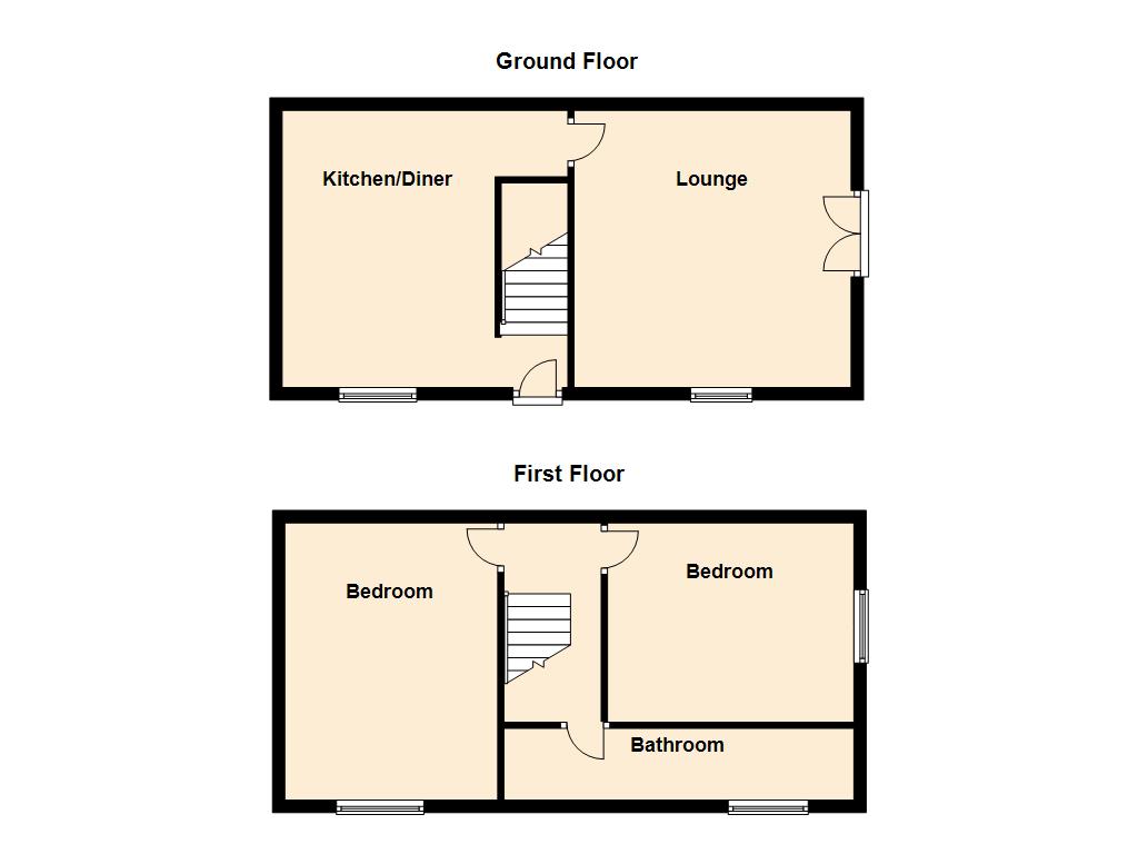 2 Bedrooms Semi-detached house for sale in Rings Nook, Burnley Road, Loveclough, Rossendale BB4