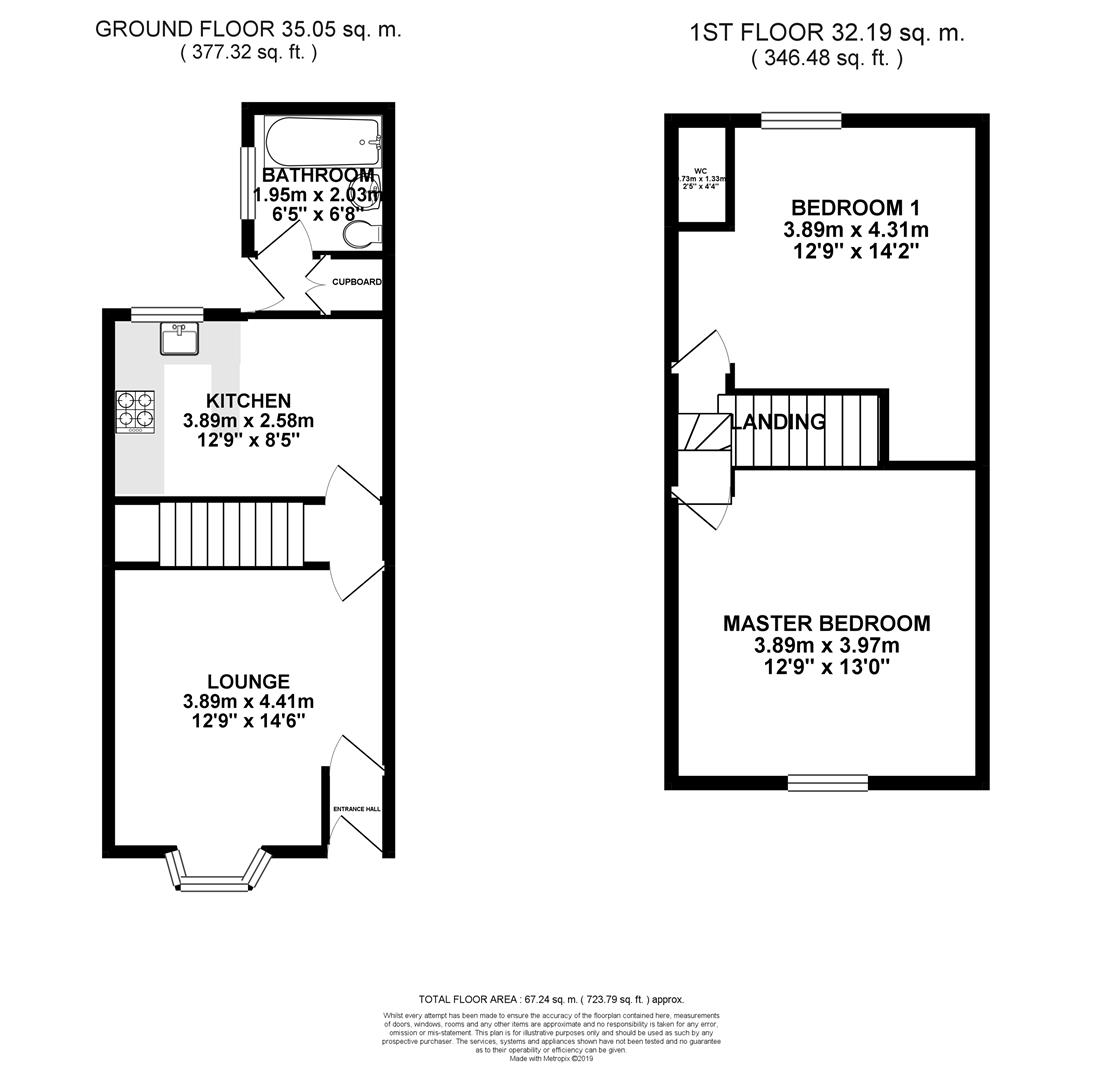 Vine Street, Darlington floorplan