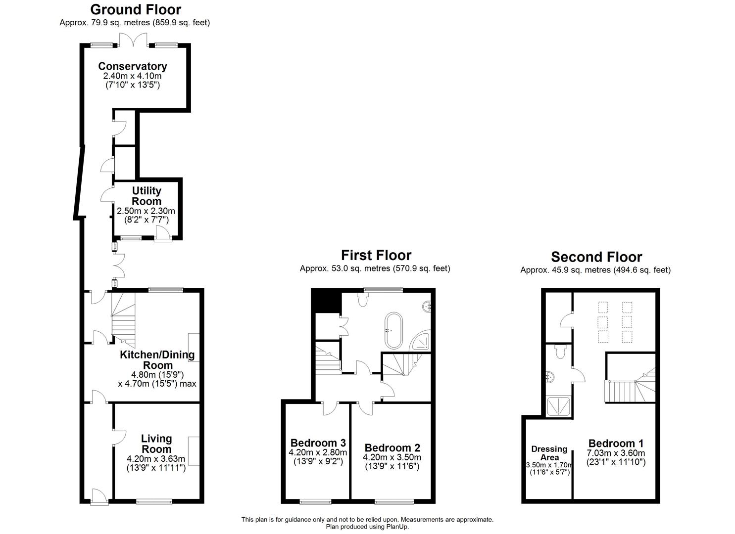 3 Bedrooms  for sale in Brook Street, Bampton, Tiverton EX16