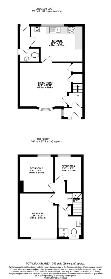 Wescott Way, Uxbridge floorplan