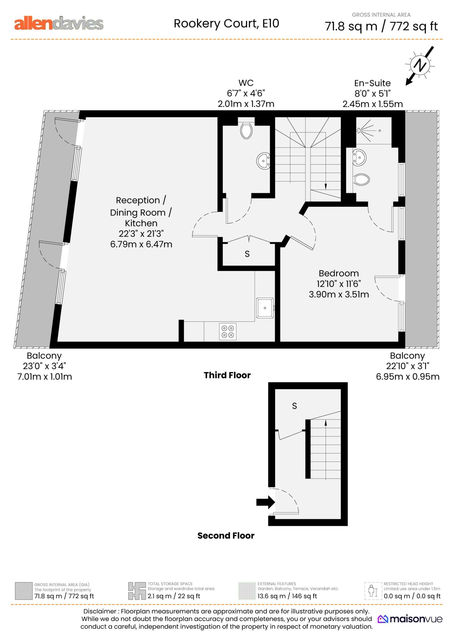 Ruckholt Road, London floorplan