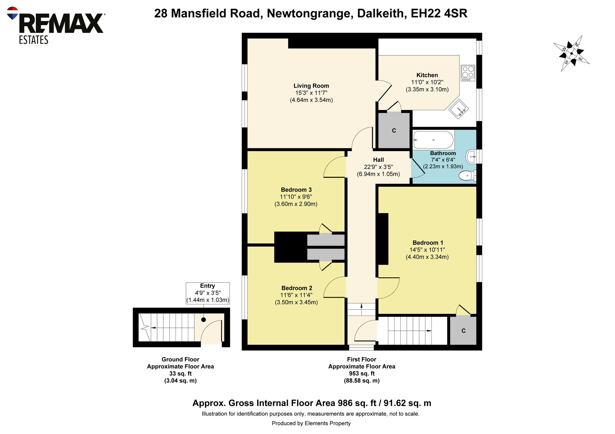 28 Mansfield Road, Dalkeith floorplan