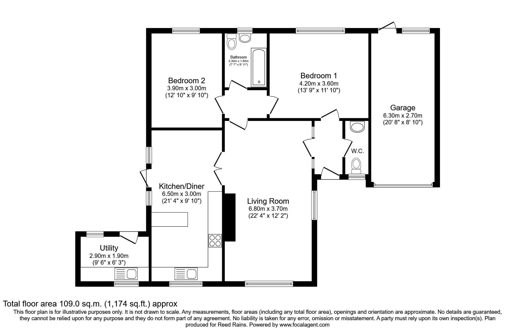 Woodlands Road, Handforth, Wilmslow, Cheshire SK9, 2 bedroom bungalow