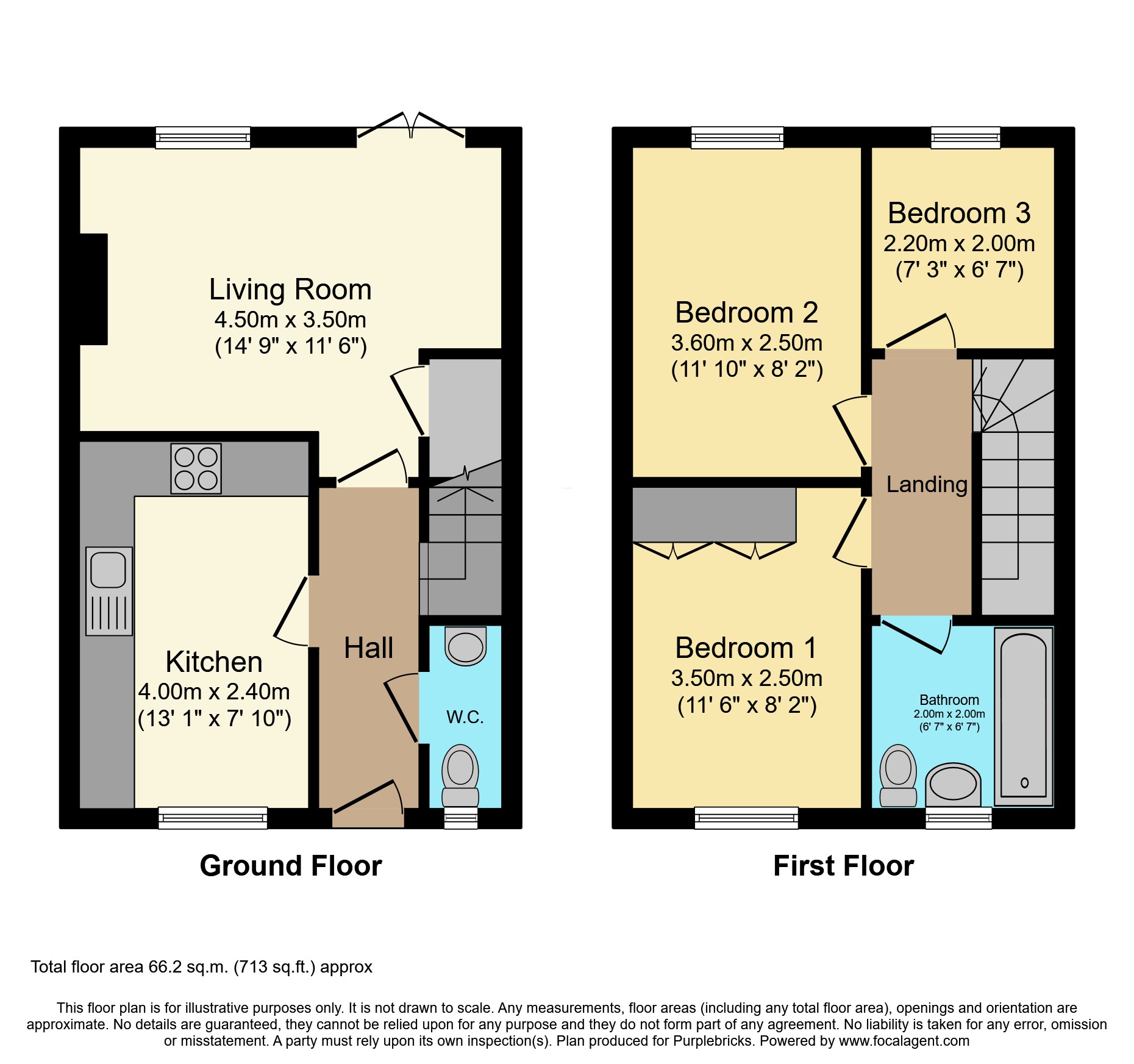 316, Huntington Road, York floorplan