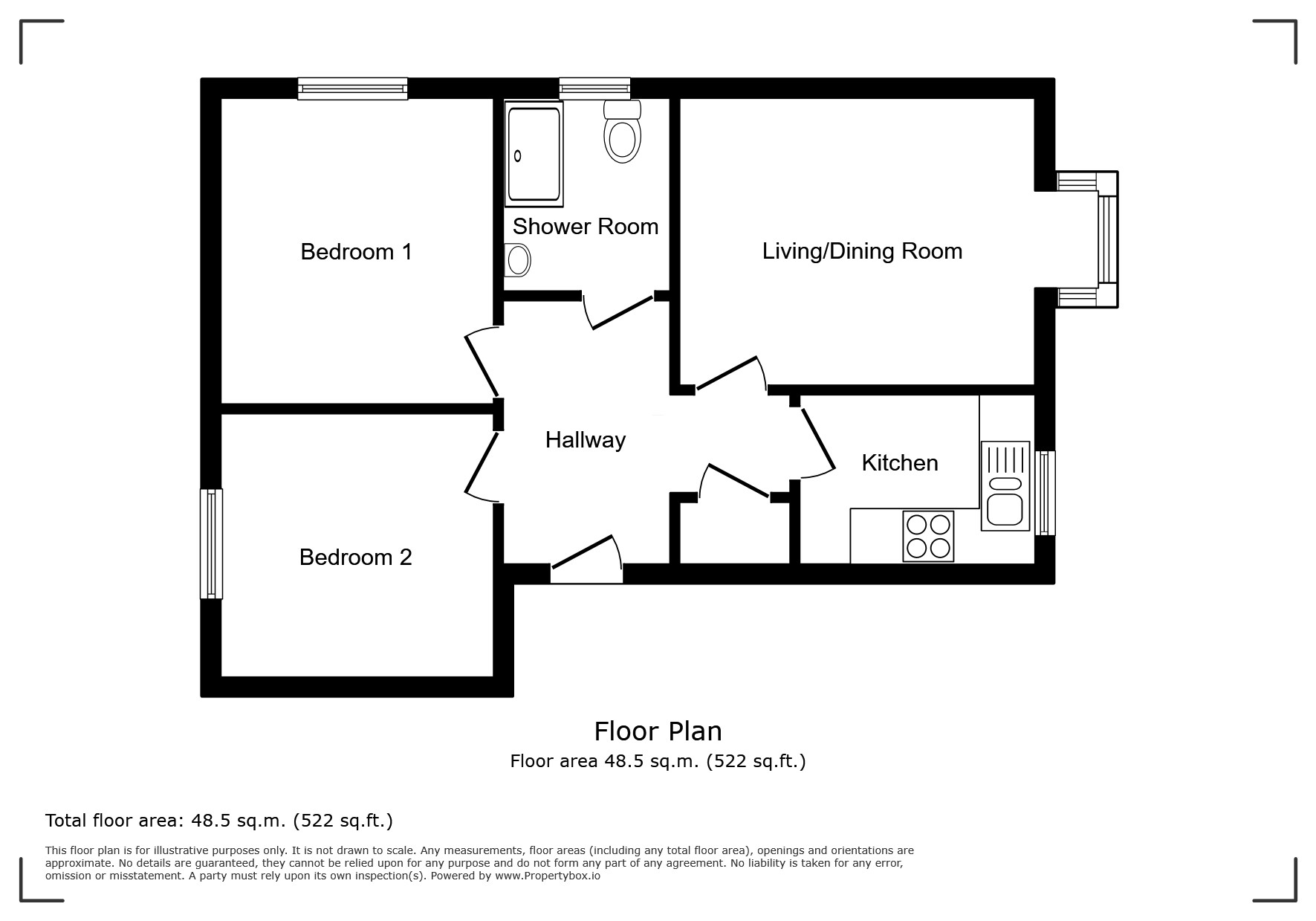 7, Brookside Close, Isle of Wight floorplan