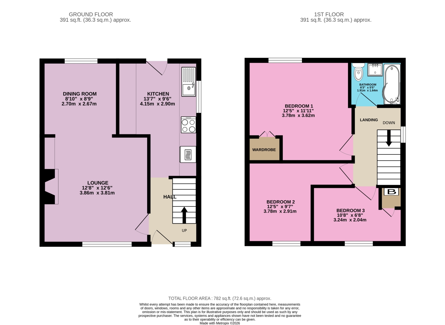 42, Peckforton Way, Chester floorplan