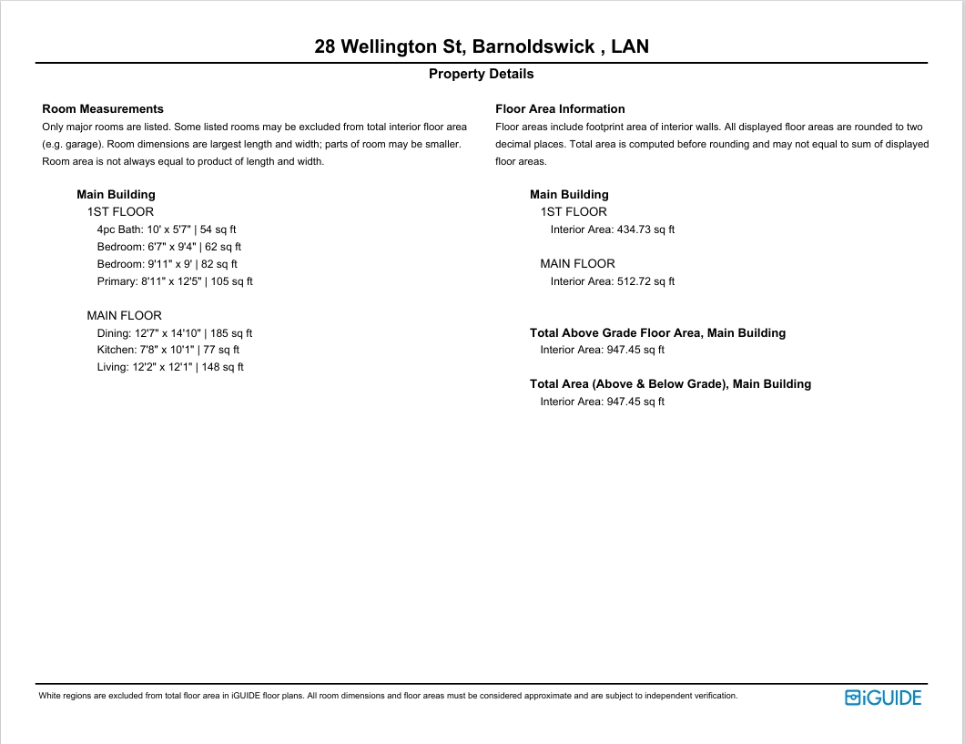28, Wellington Street, Lancashire floorplan