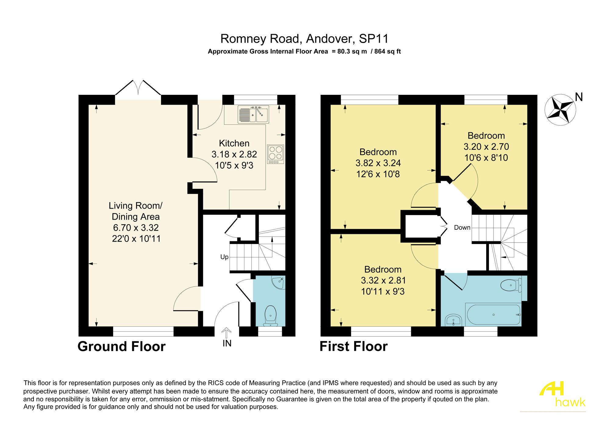 15 Romney Road, Andover floorplan