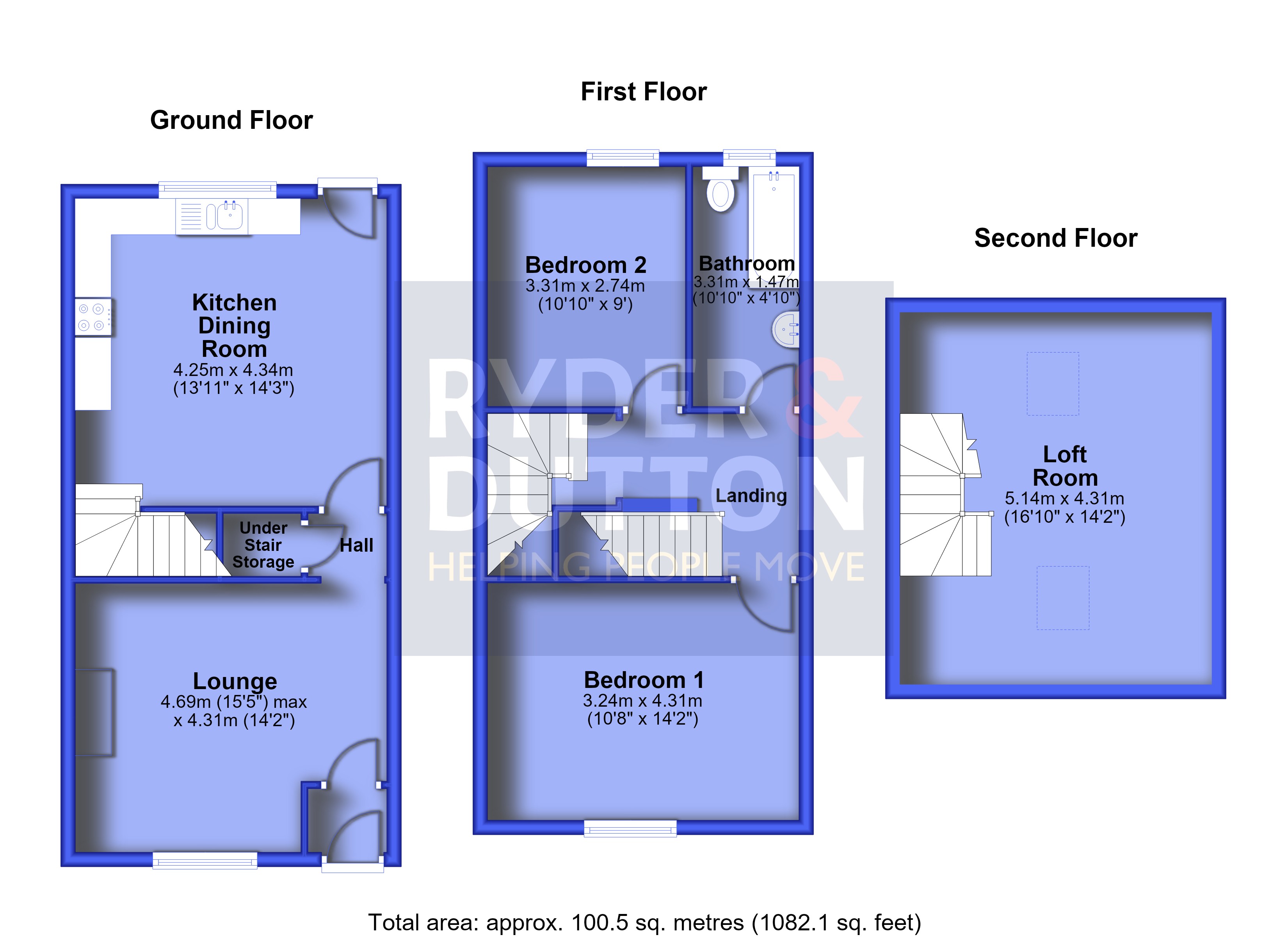 11, South Shore Street, Rossendale floorplan