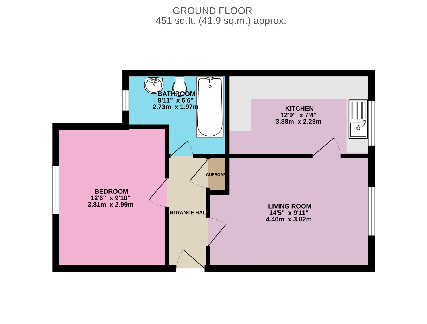 23, Mimosa Close, Bordon floorplan