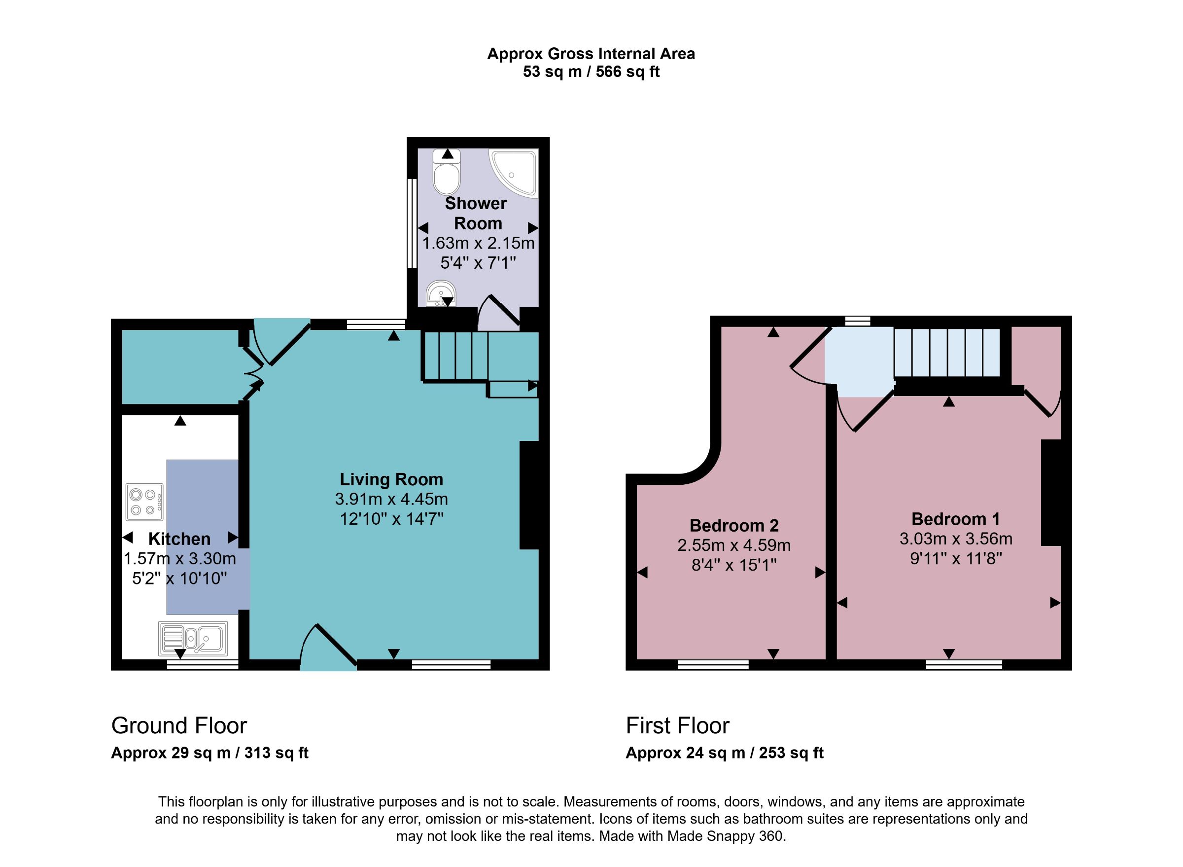 6 Park Place, Knaresborough floorplan