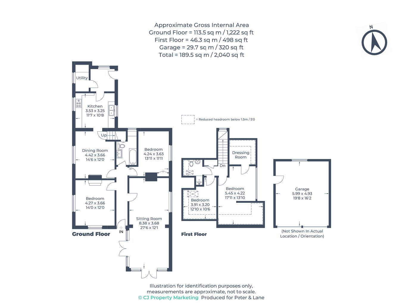 18, Abbotsley Road, St Neots floorplan