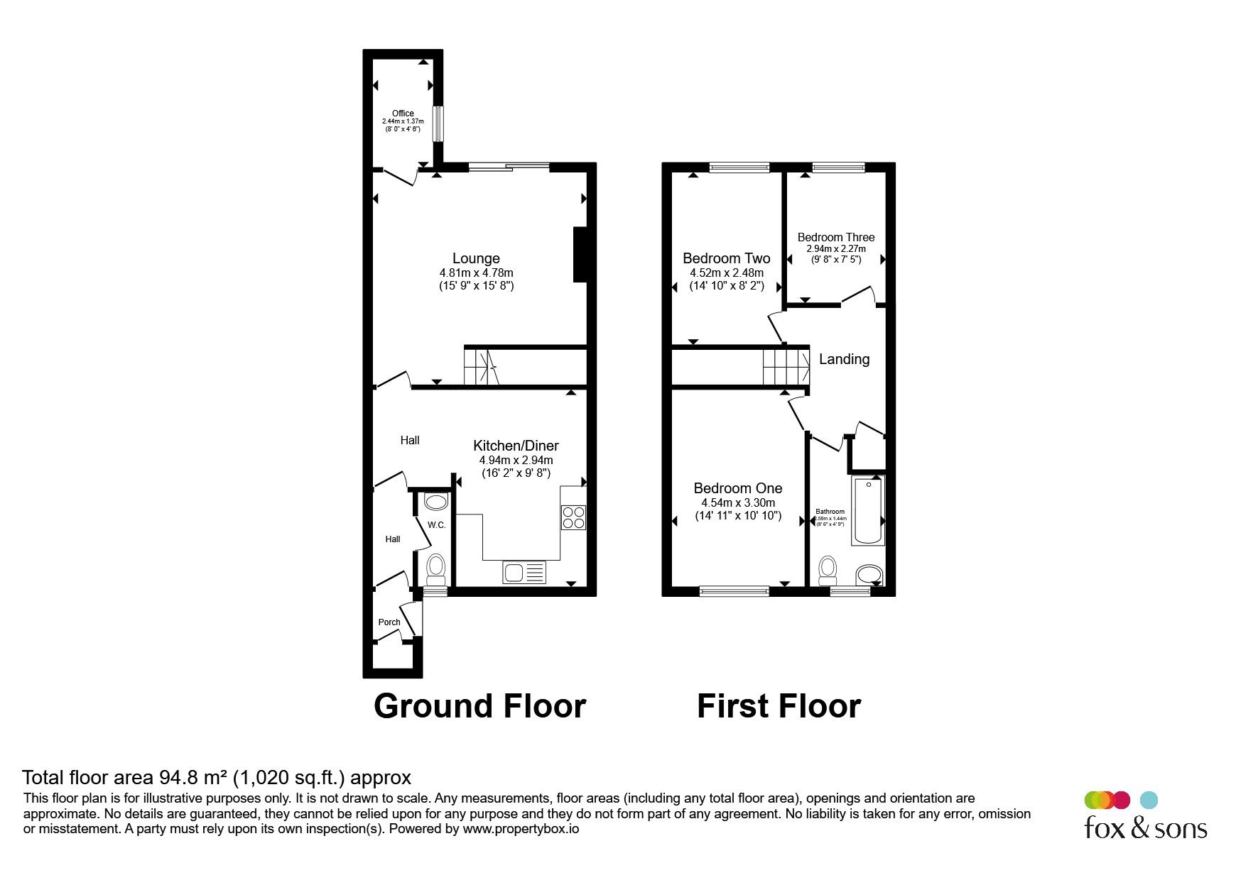12, Robin Gardens, WATERLOOVILLE floorplan