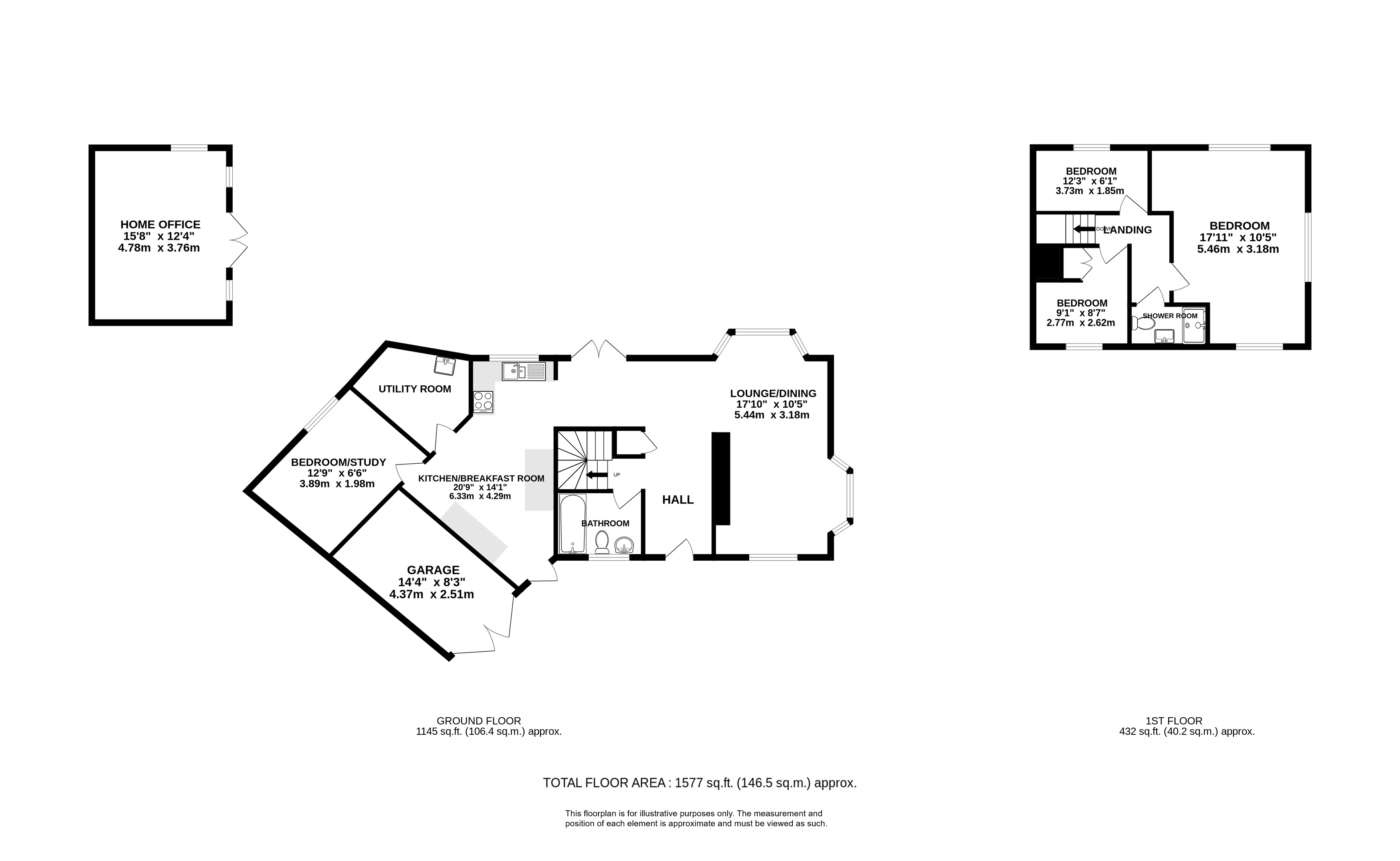 11, Barleycroft Green, Hertfordshire floorplan