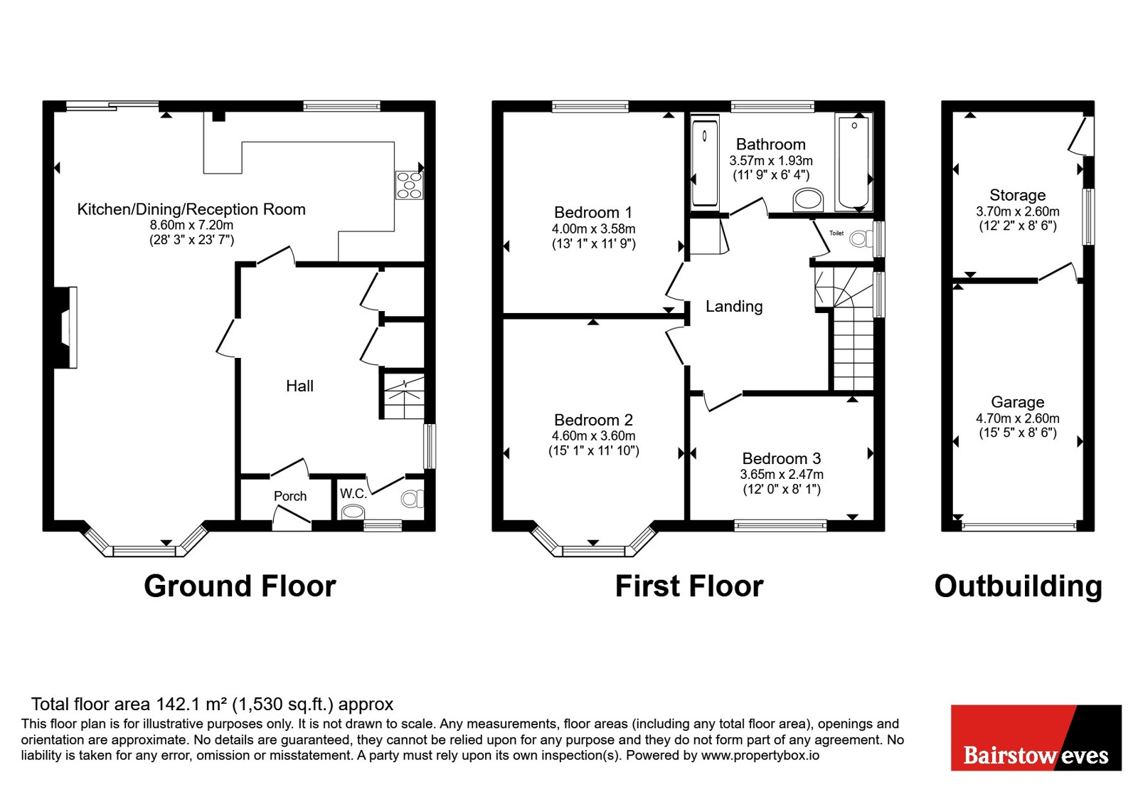 106, Wickham Road, Croydon floorplan