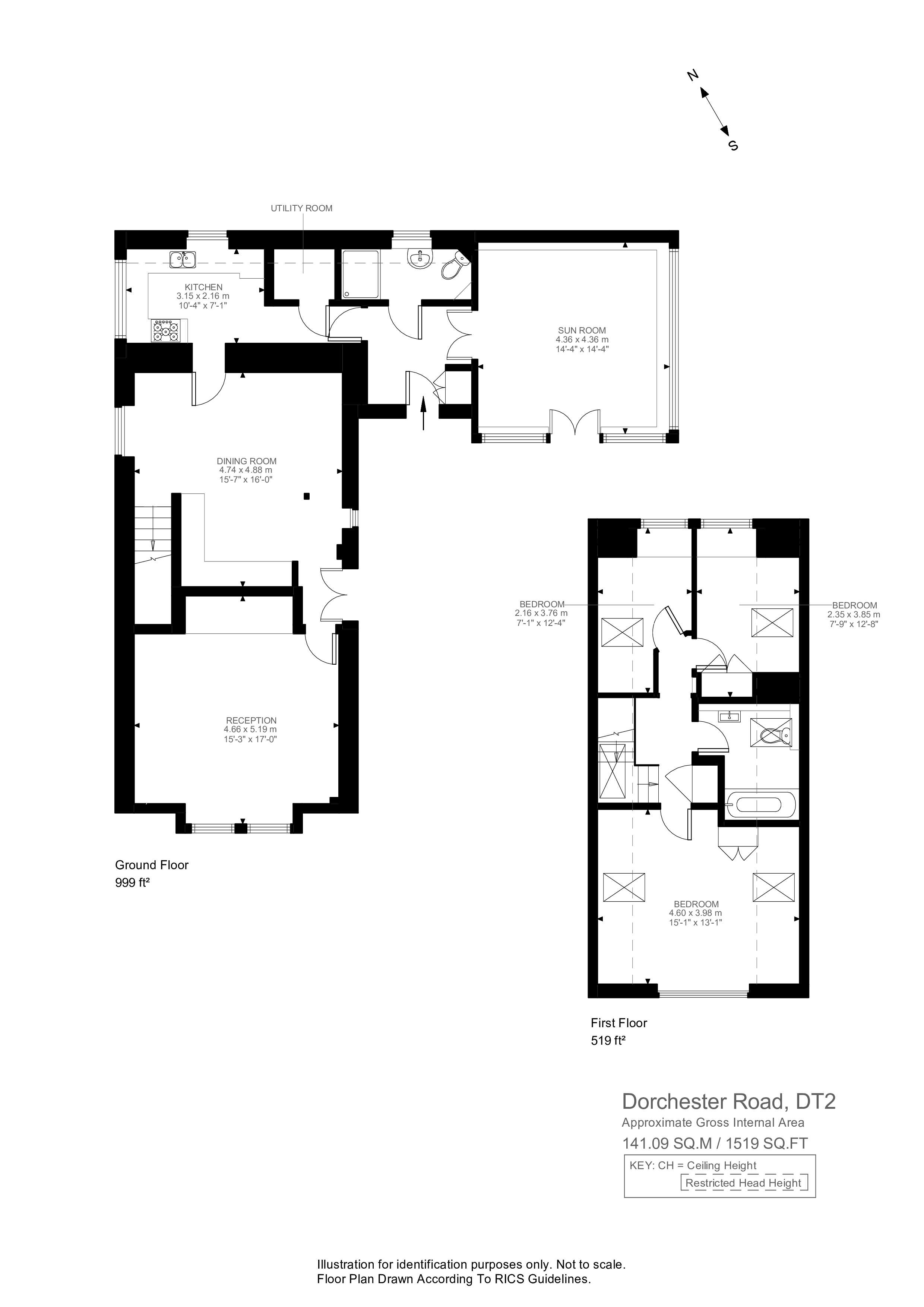The Coach House, The Green, Dorchester floorplan