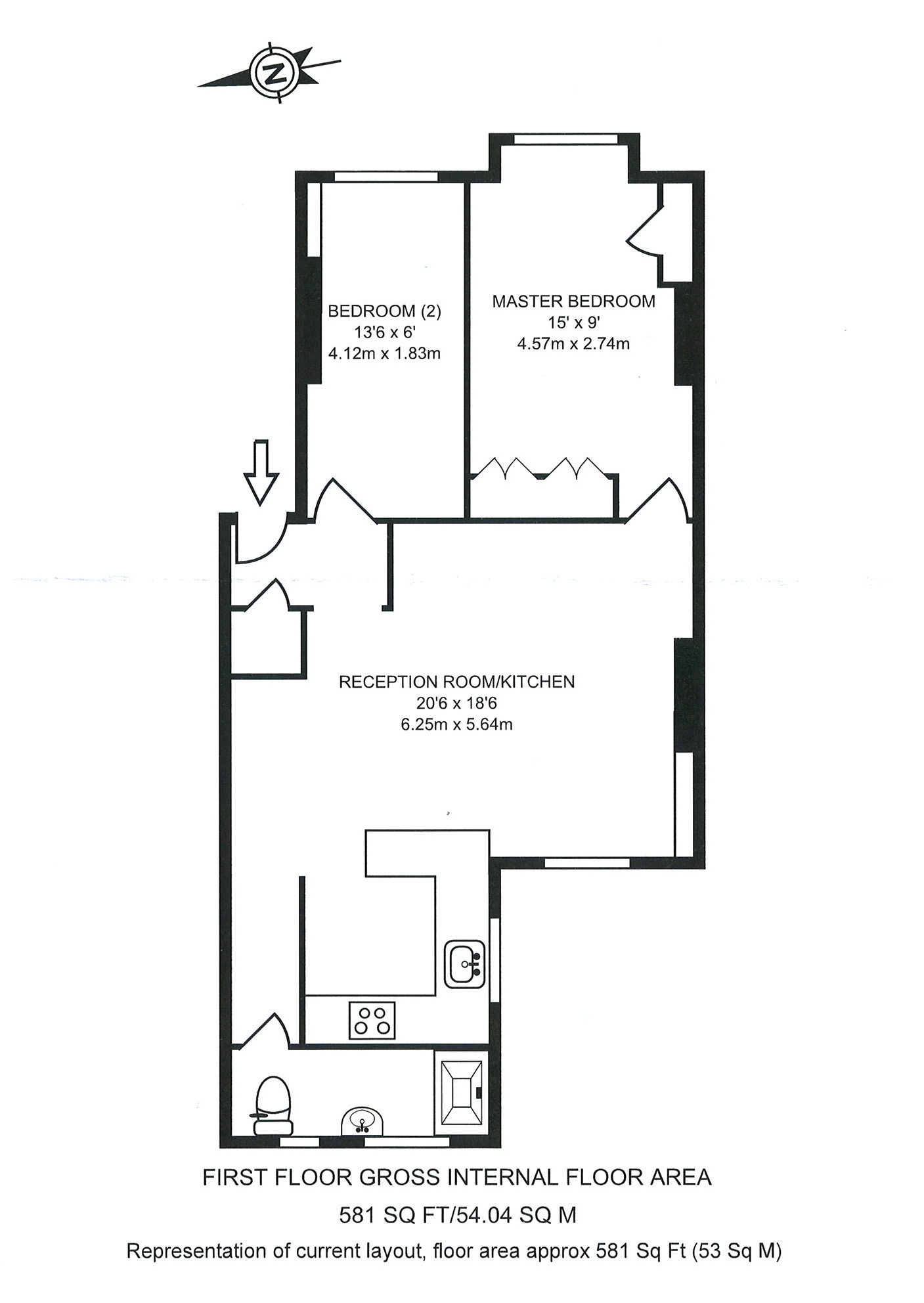 2 Bedrooms Flat to rent in Grove Place, Hampstead, London NW3