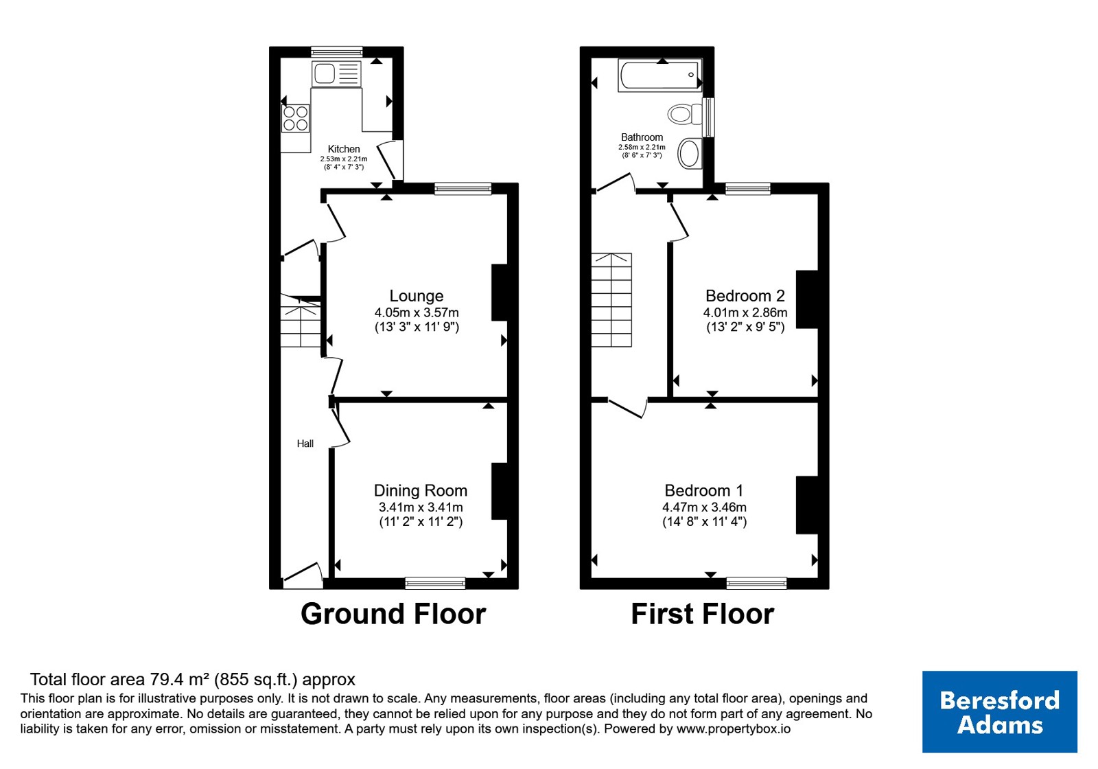 40, Westminster Road, Chester floorplan