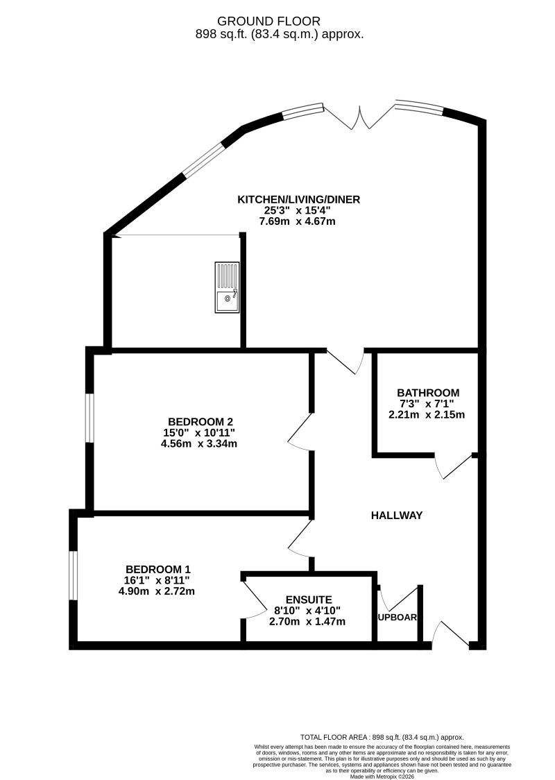 55 Coode, Sheffield floorplan
