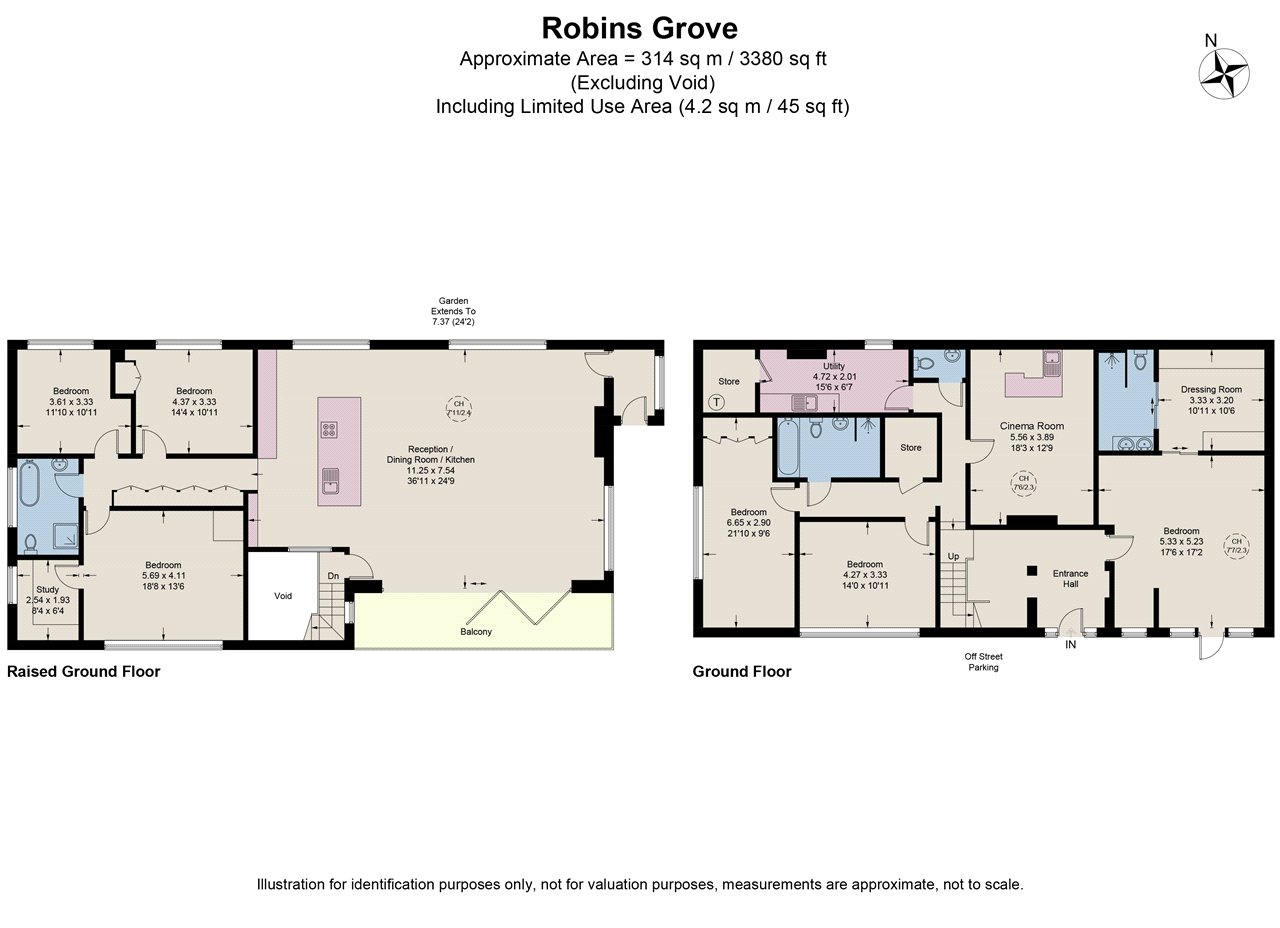 7, Robins Grove, West Wickham floorplan