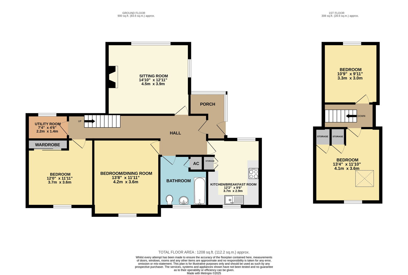 12, Lower Montpelier Road, Malvern floorplan