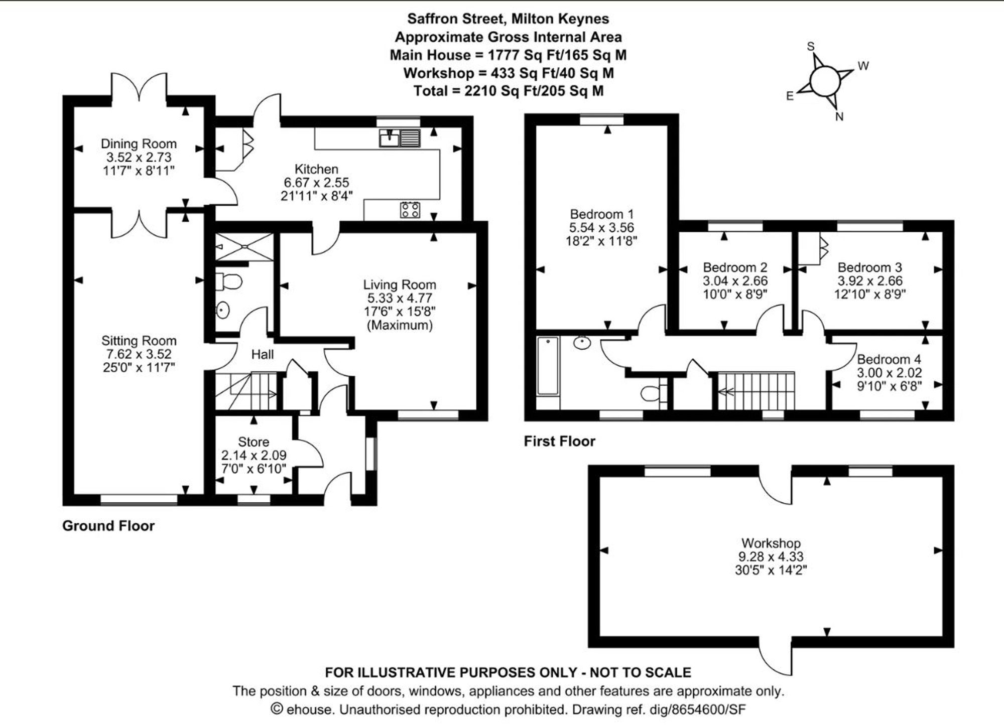 27 Saffron Street, Milton Keynes floorplan