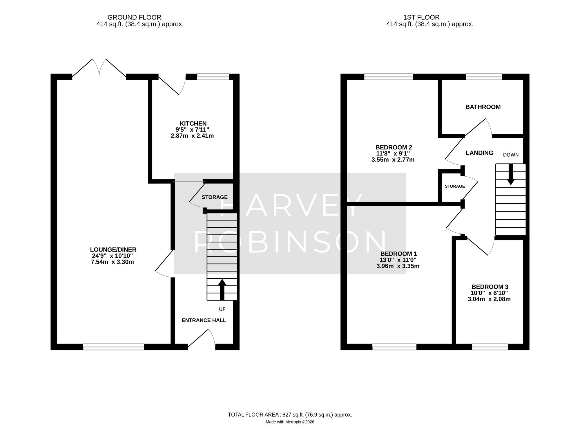 26 Hurstingstone, St. Ives floorplan