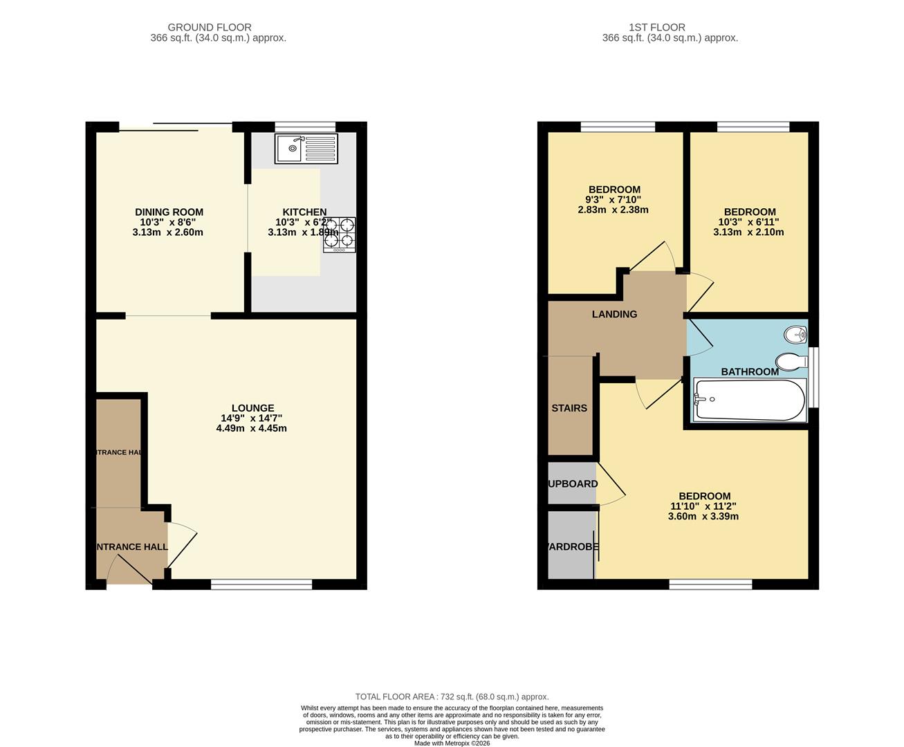 57, Cwrt Nant Y Felin, Caerphilly floorplan