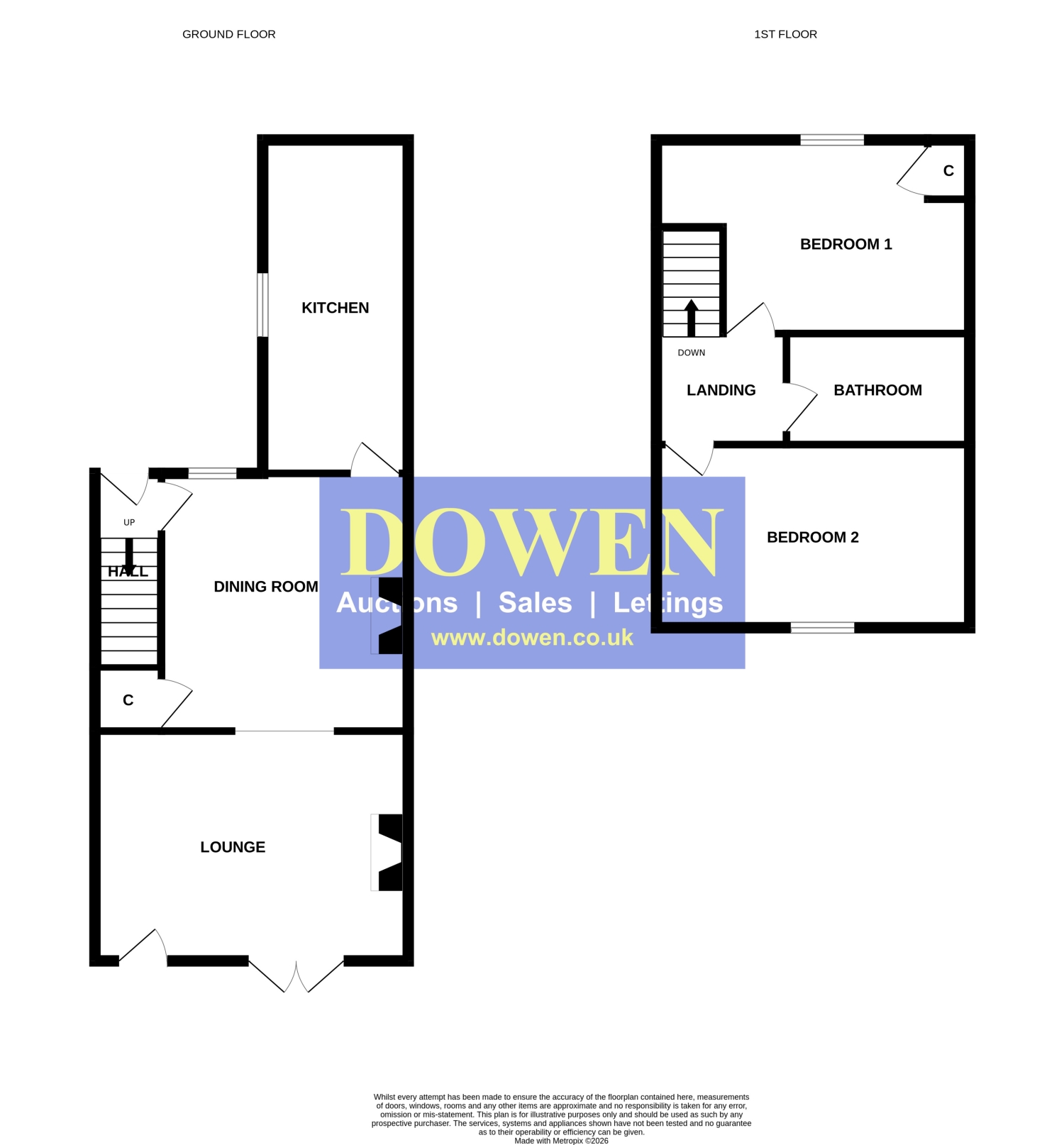 9, Institute Terrace, Crook floorplan