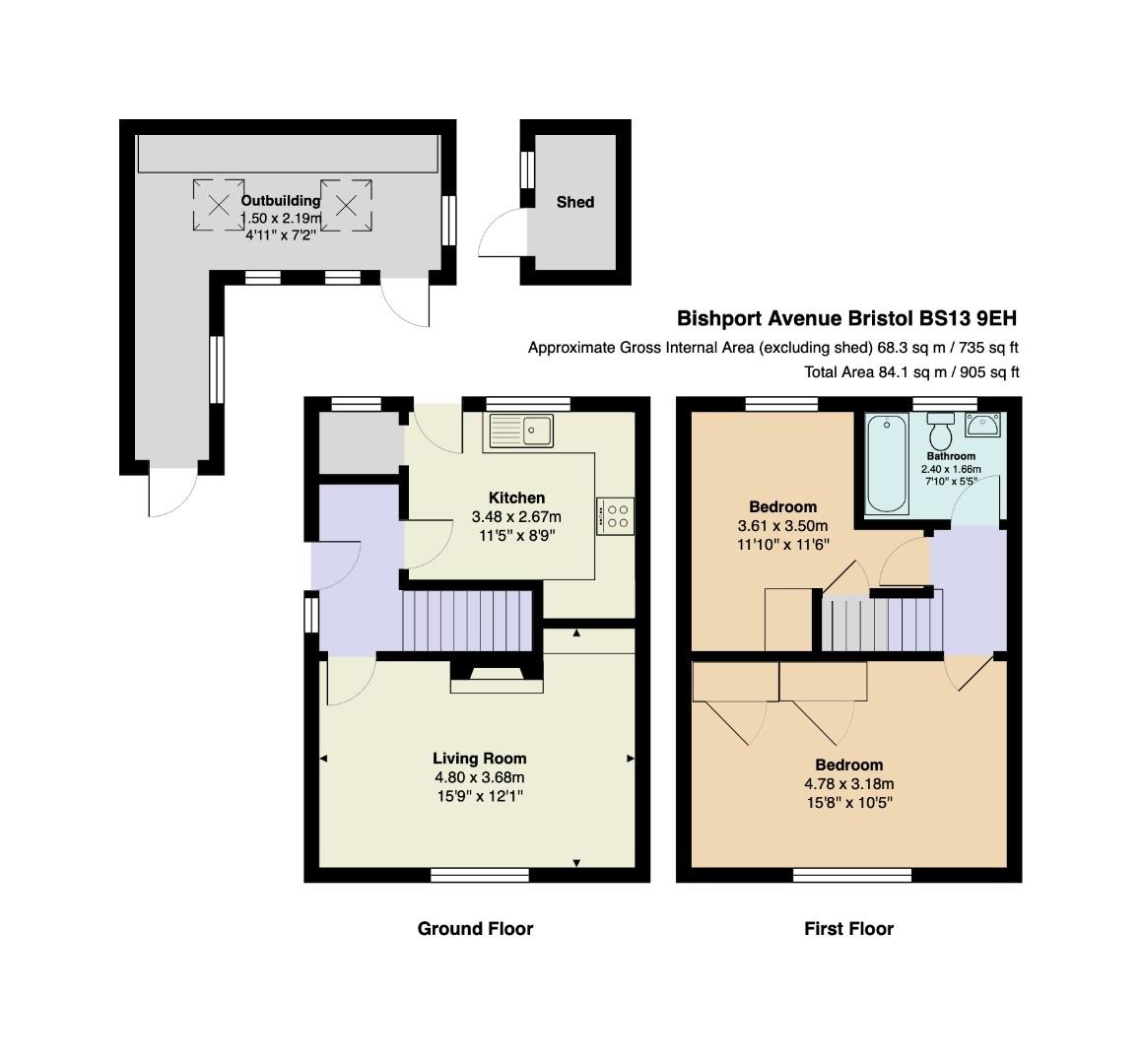 695, Bishport Avenue, Bristol floorplan