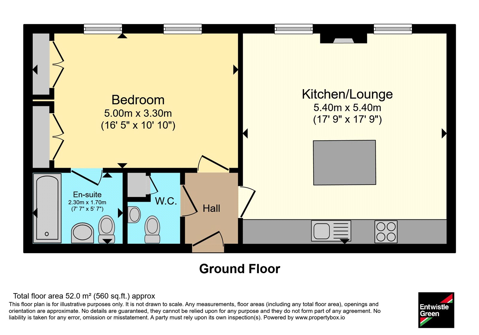 23 Wharfside Apartments,, Prospect Terrace, Greater Manchester floorplan