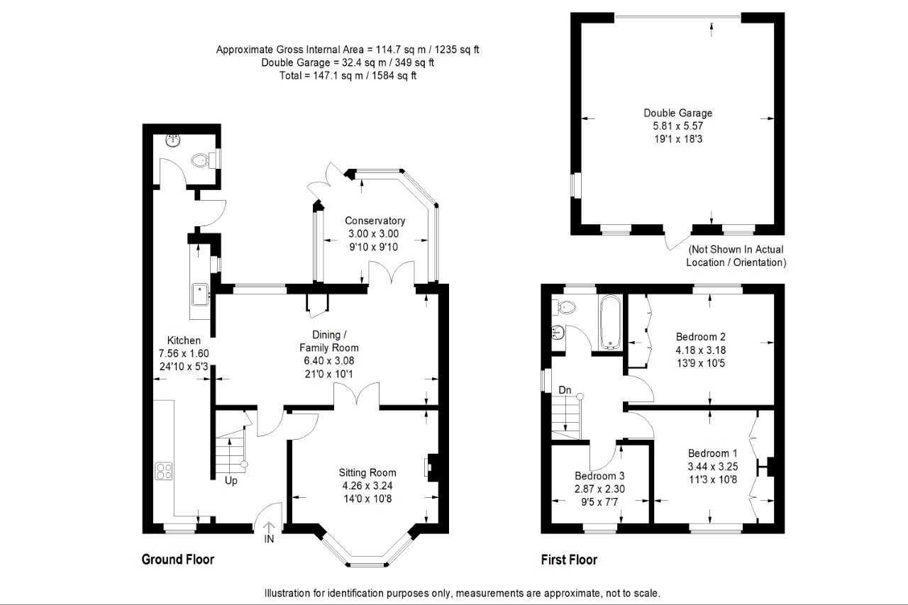 Abbotts Way, Cippenham, Slough SL1, 3 bedroom semidetached house for