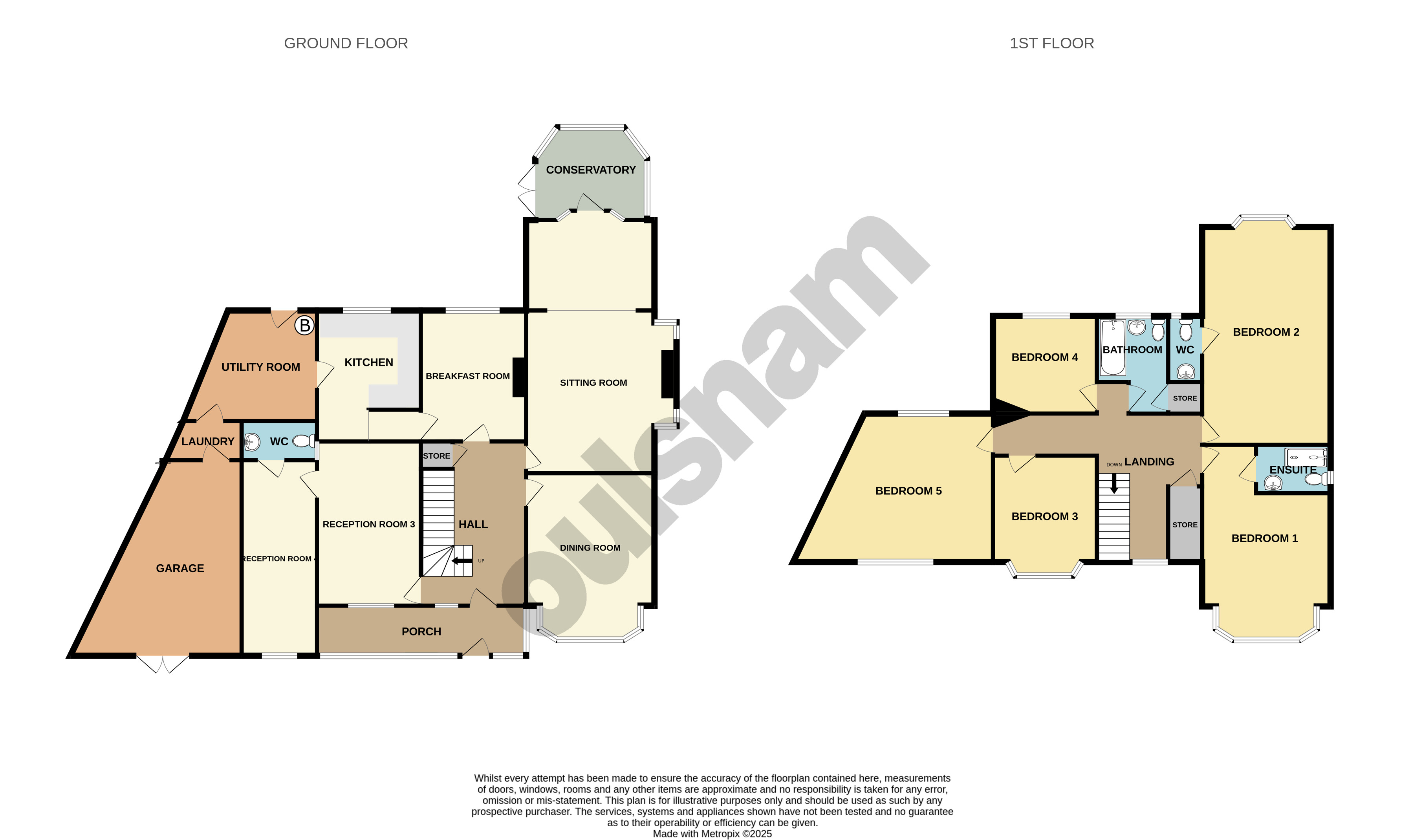 134, Church Road, Birmingham floorplan