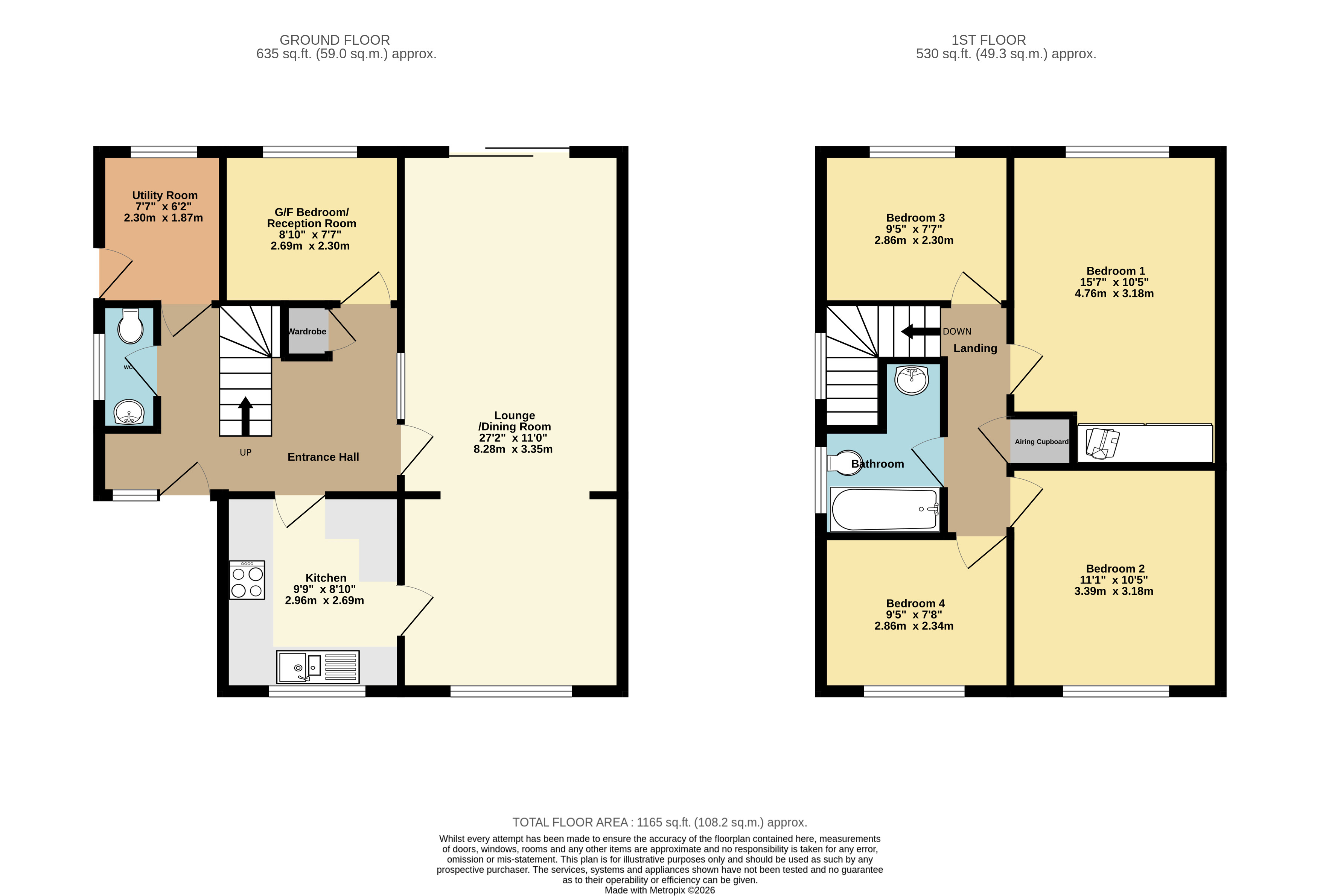 6, Brookside Close, Bransgore floorplan