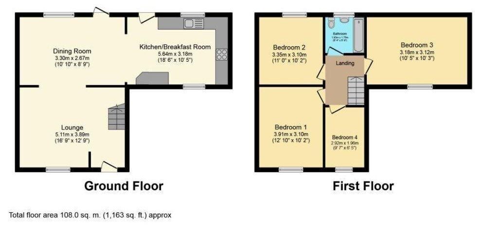 5, PEN-Y-FFORDD, NORTH CORNELLY floorplan