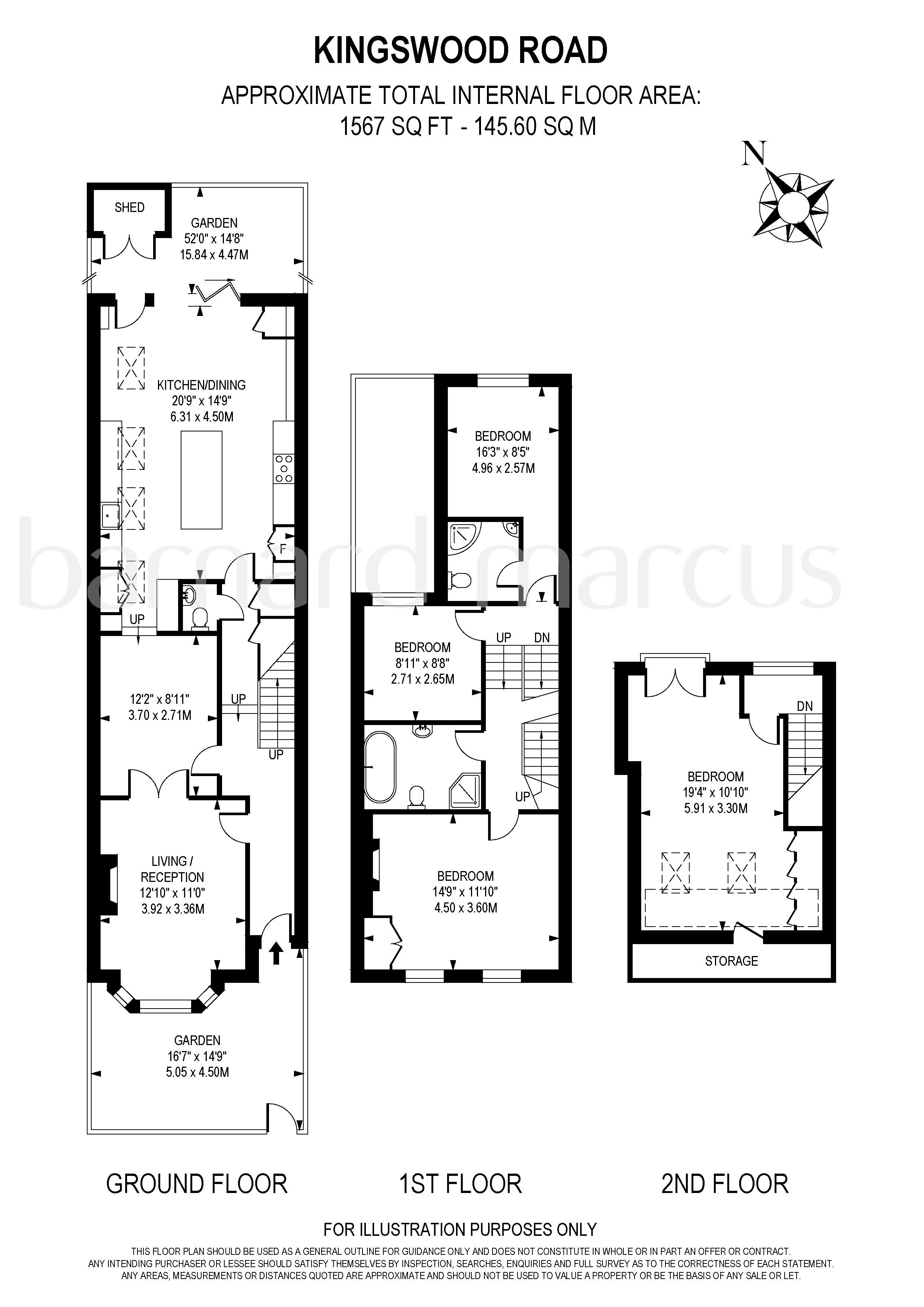 4 Bedrooms  to rent in Kingswood Road, London SW19