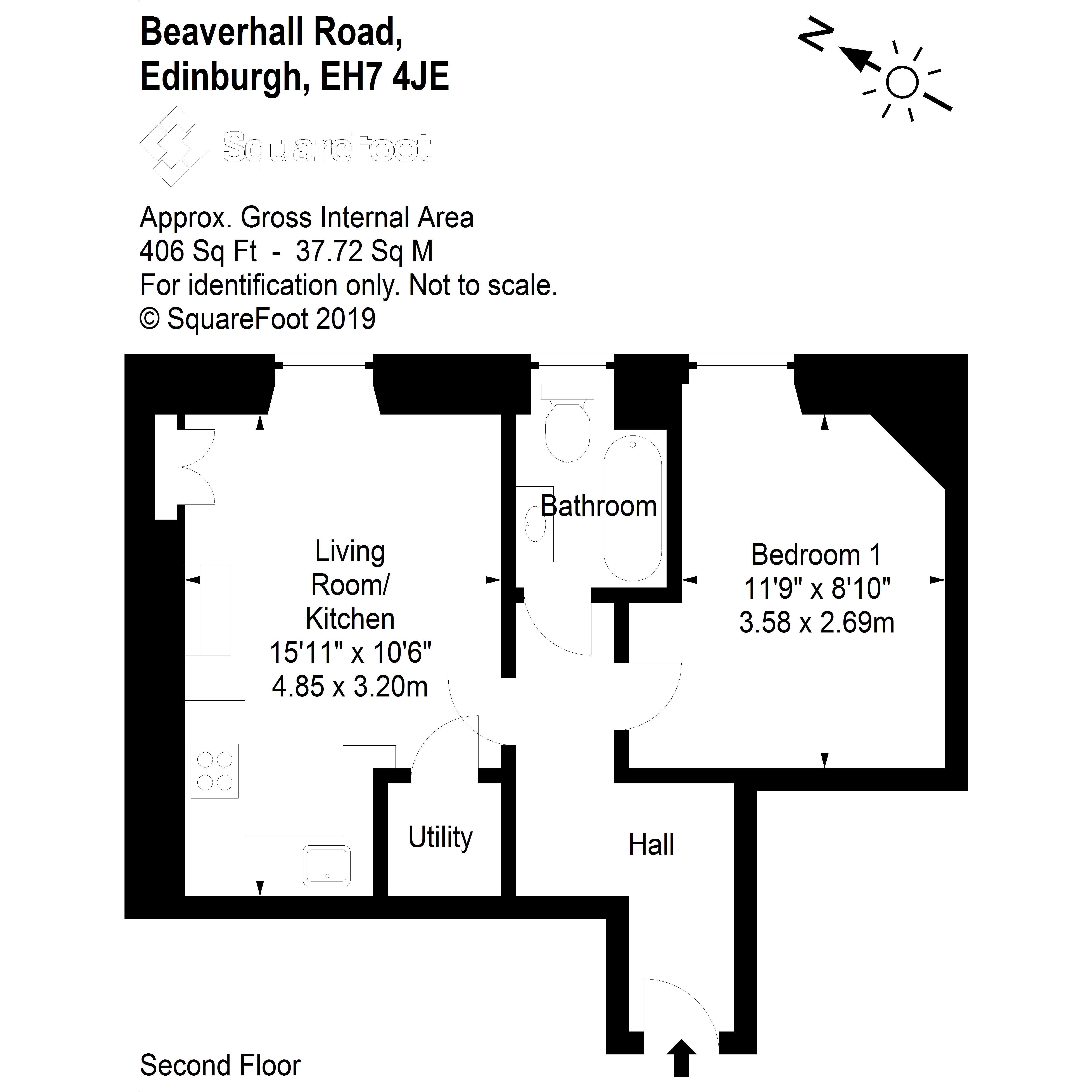 1 Bedrooms Flat for sale in Beaverhall Road, Edinburgh EH7