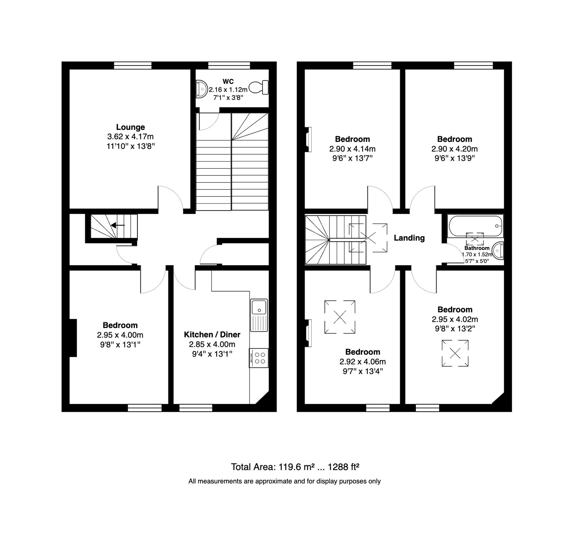 Flat 2, 57 Queens Road, Bristol floorplan