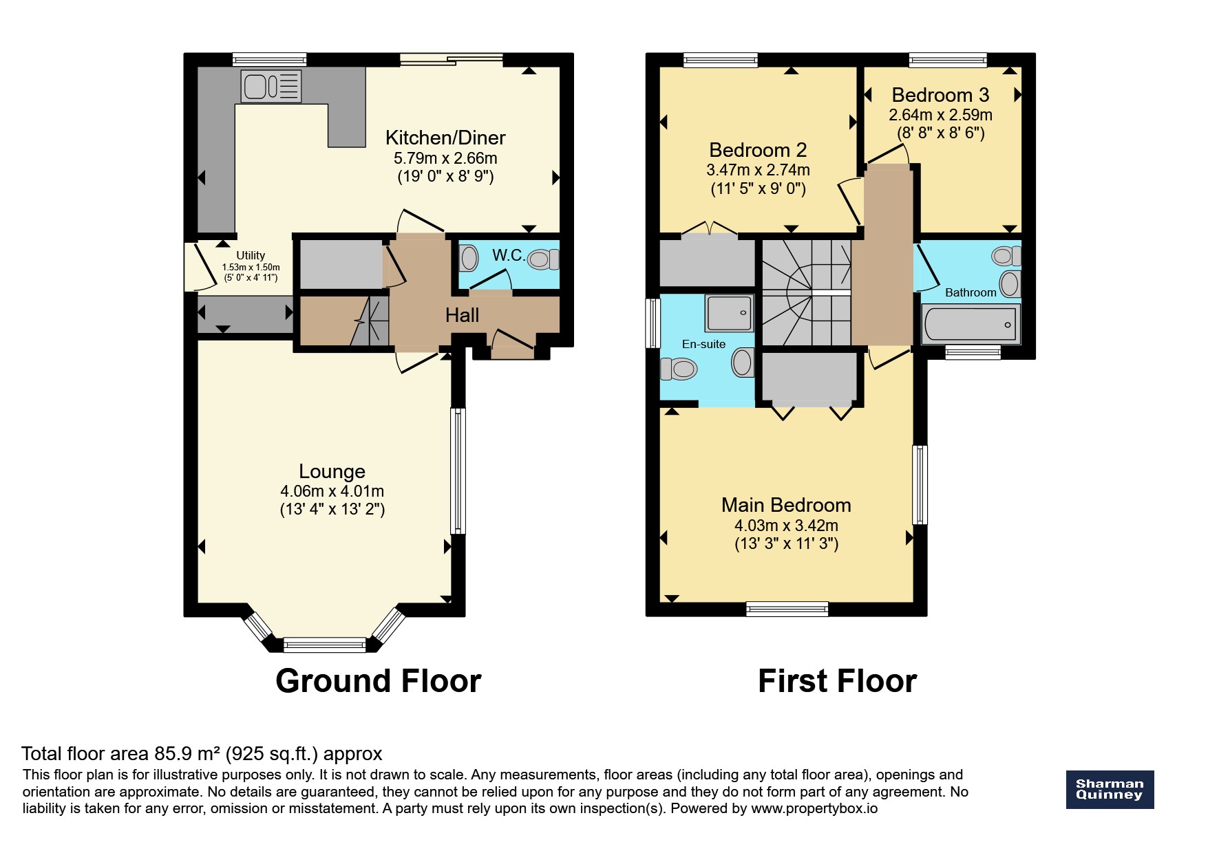 40, Tyler Way, Kettering floorplan