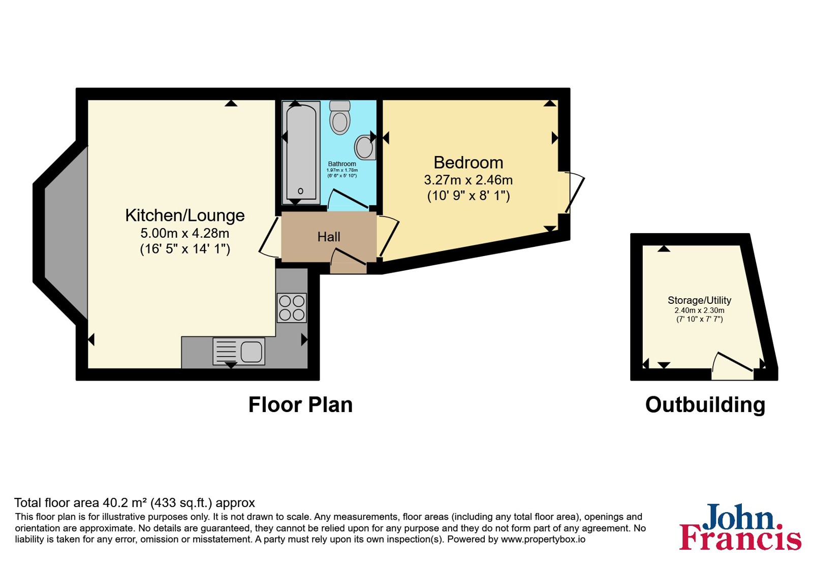 Flat 2, 21, The Norton, Pembrokeshire floorplan