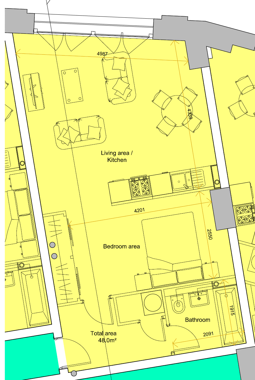 Apartment 544 Kettleworks, 126, Pope Street, Birmingham floorplan
