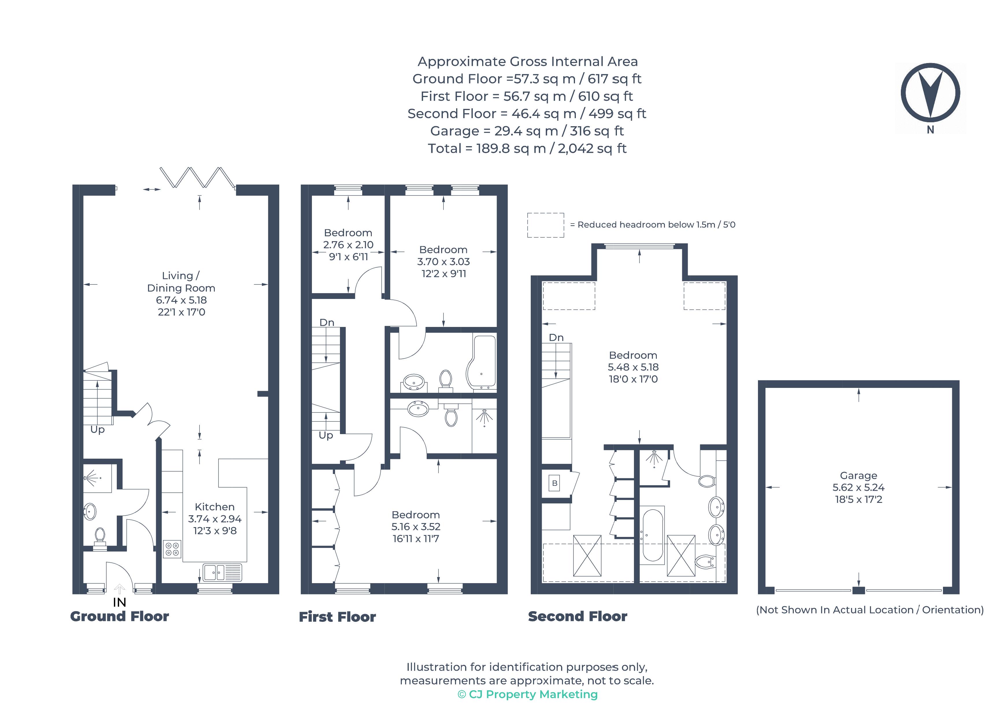 12, Temple Mill Island, Marlow floorplan