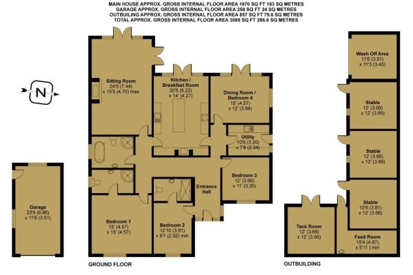 4 Bedrooms Bungalow for sale in Lymington Bottom Road, Medstead, Alton GU34