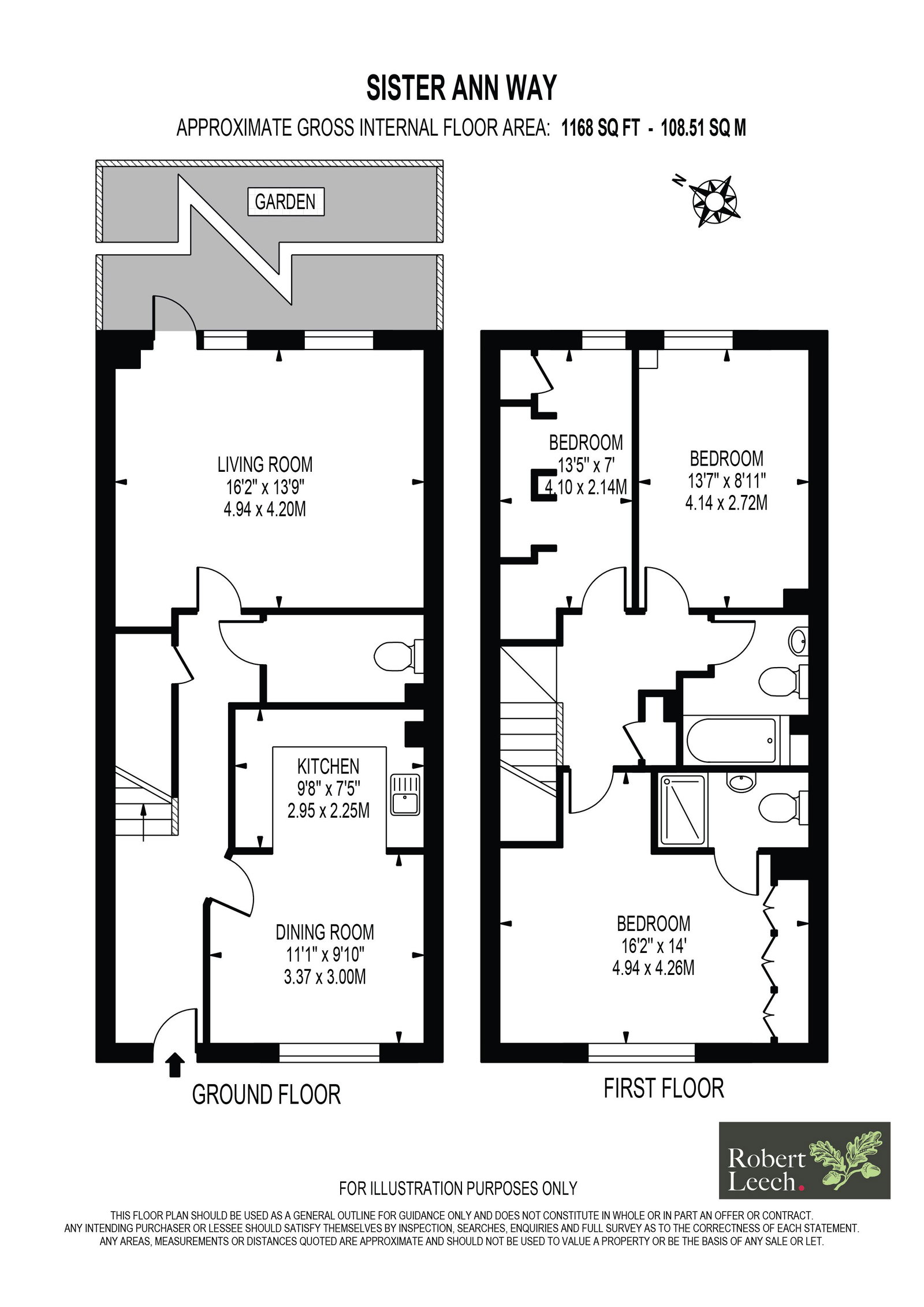 16, Sister Ann Way, East Grinstead floorplan