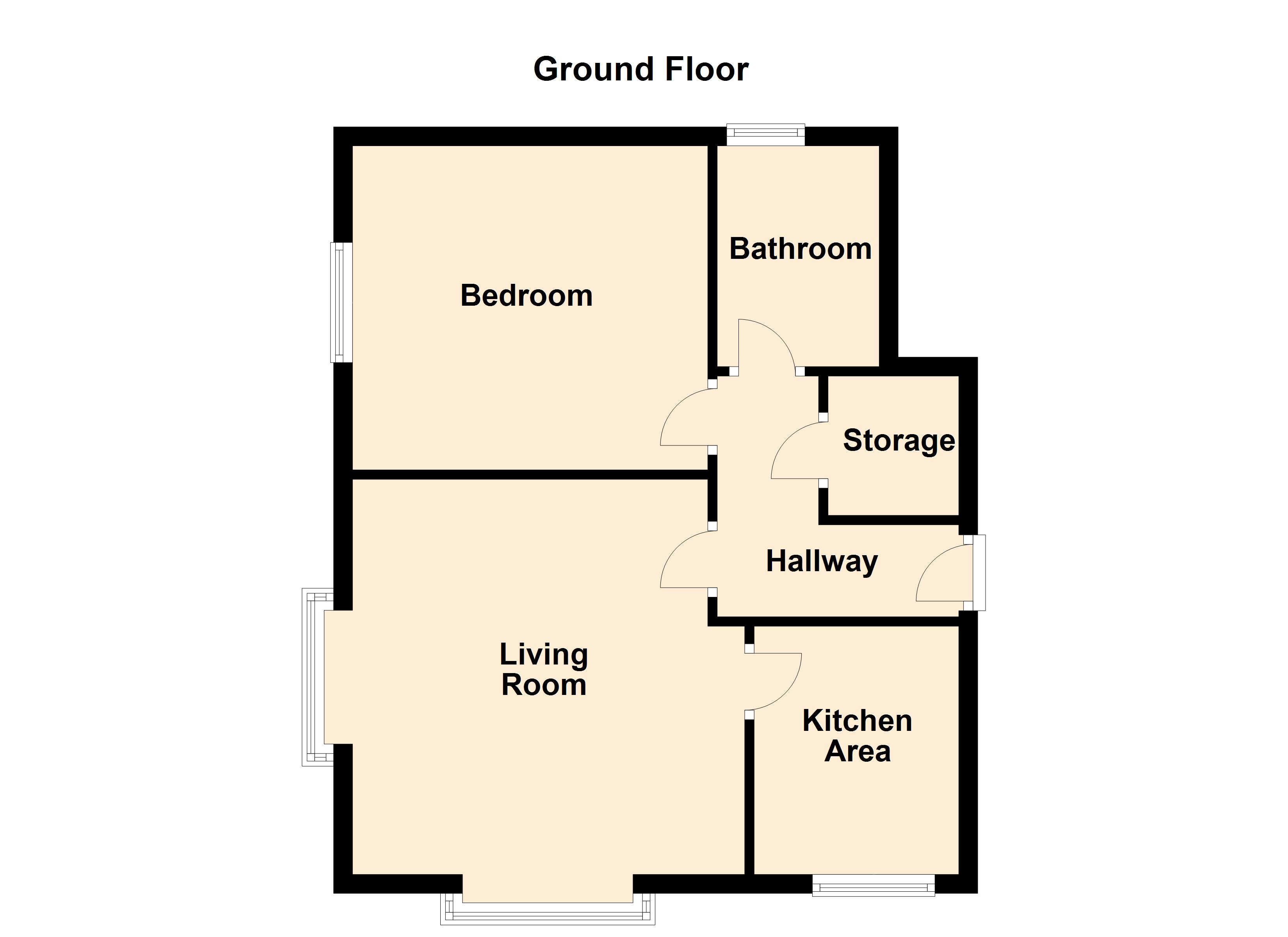 1 Bedrooms Flat for sale in Mooreview Court, Blackpool, Lancashire FY4