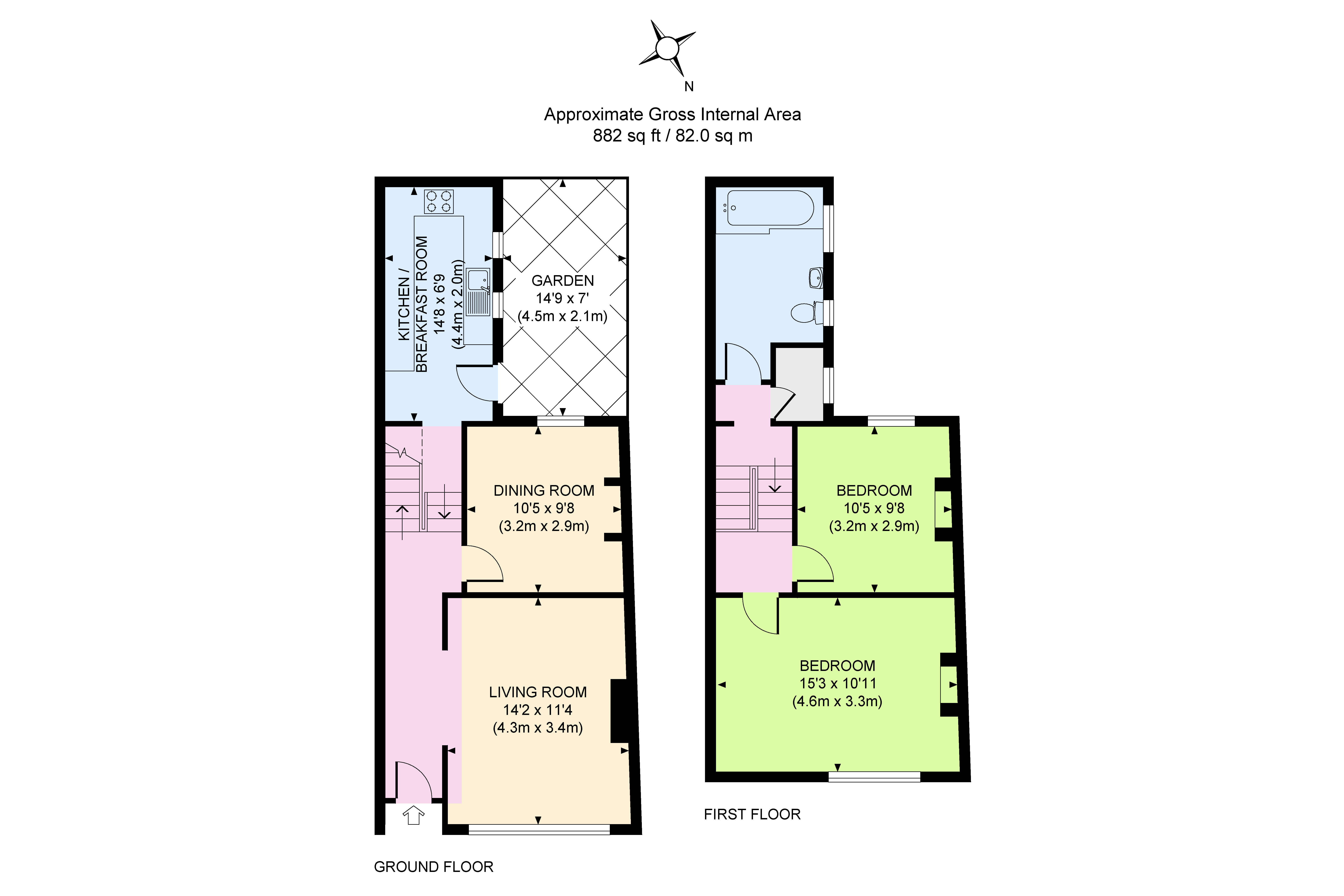 70, St. Georges Road, Brighton floorplan